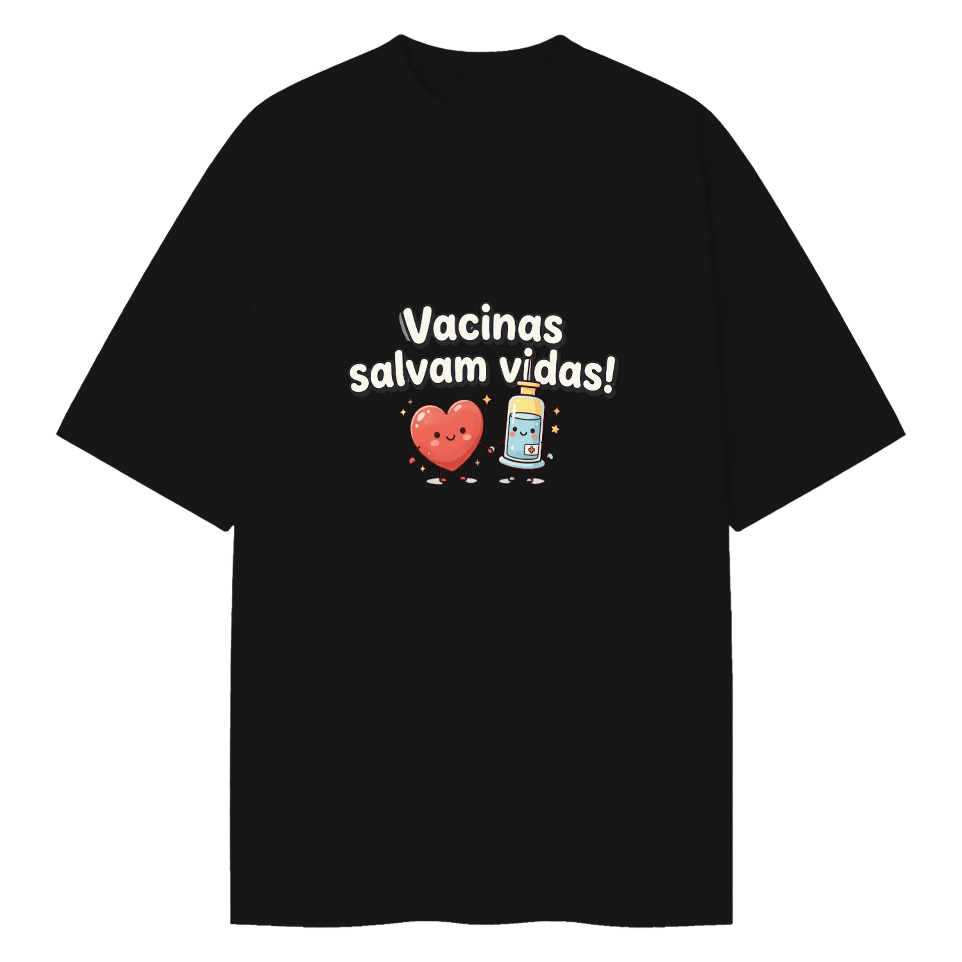Camiseta Oversized vacina - Imagem 1
