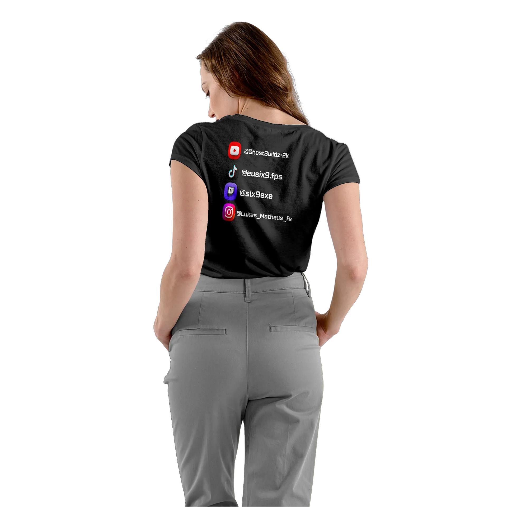 Camiseta Babylook Personalizada 100% Algodão - Imagem 4