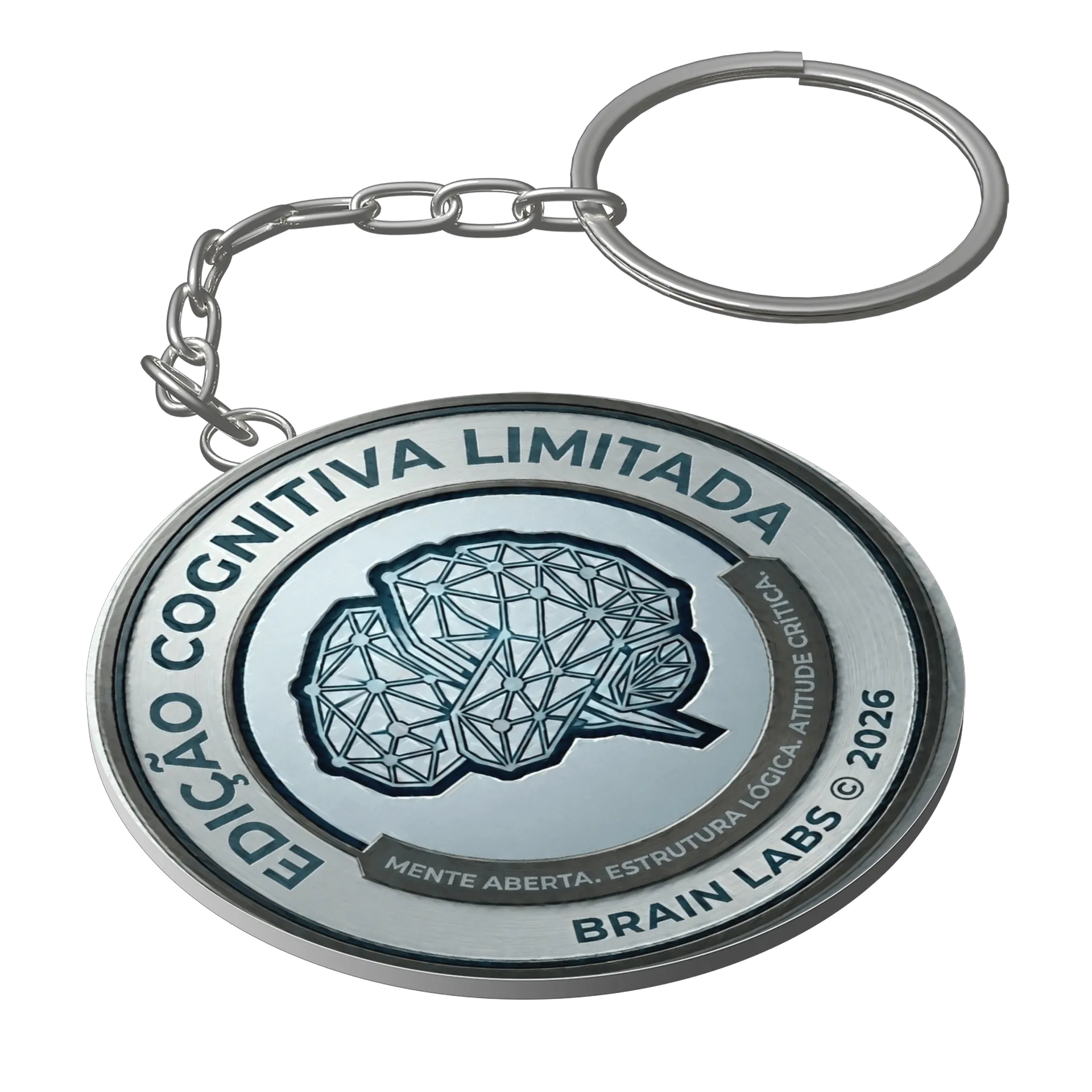 Chaveiro MDF Edição Cognitiva Limitada 5x5cm - Imagem 1