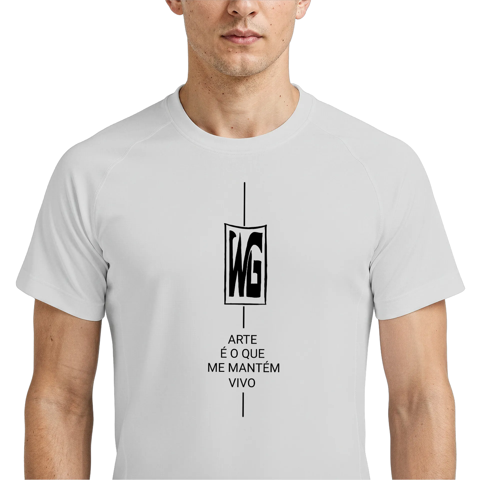 Camiseta Dry Fit Elfo de Capuz Realista Monocromático - Imagem 4
