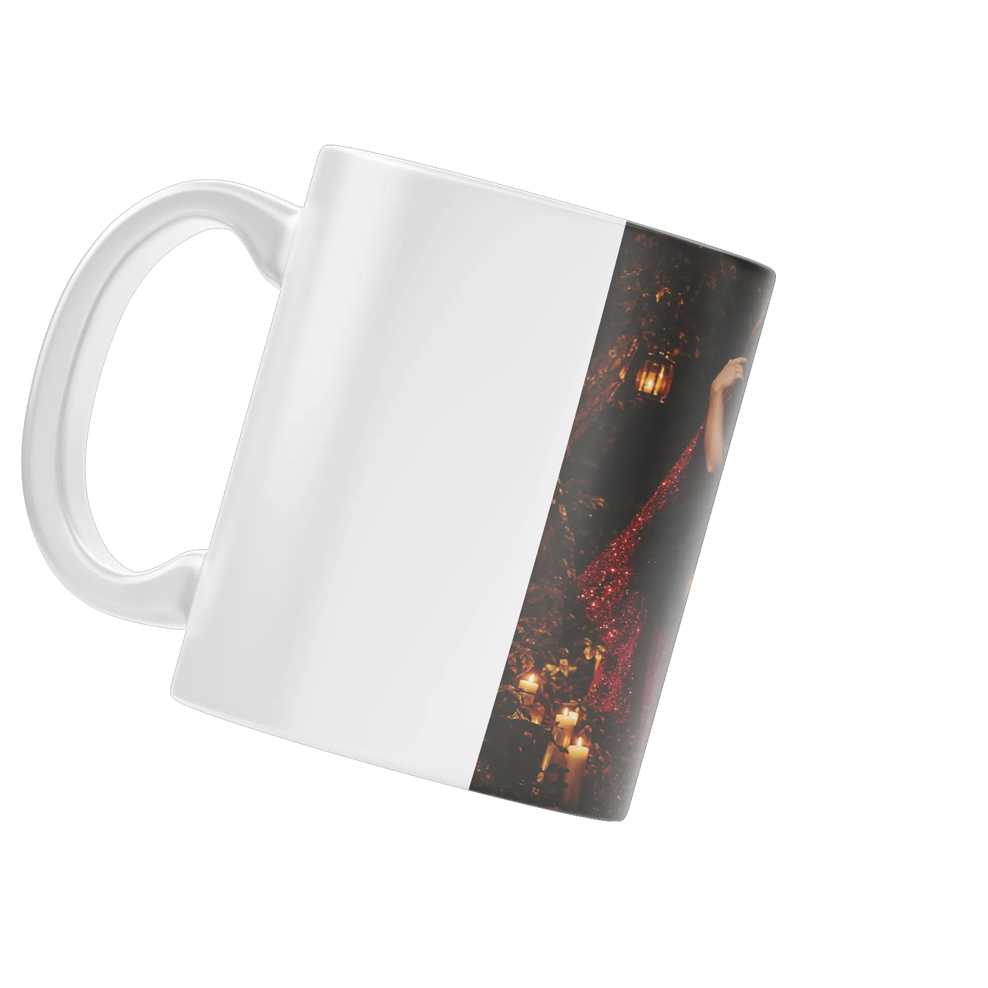 Caneca Capuz Vermelho Floresta Estilo Fotográfico 325ml - Imagem 3