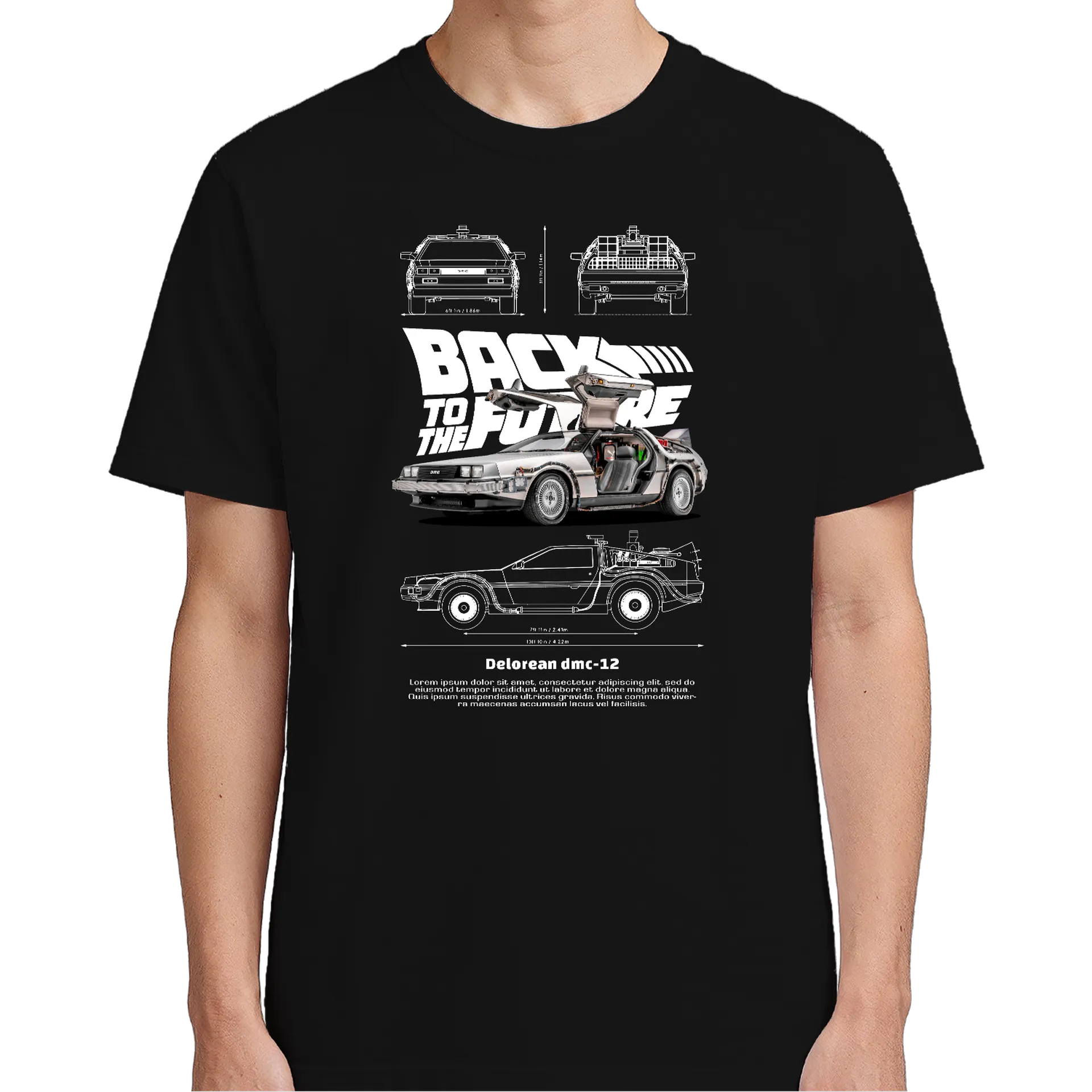 Camiseta DeLorean Back to the Future 100% Algodão - Imagem 5