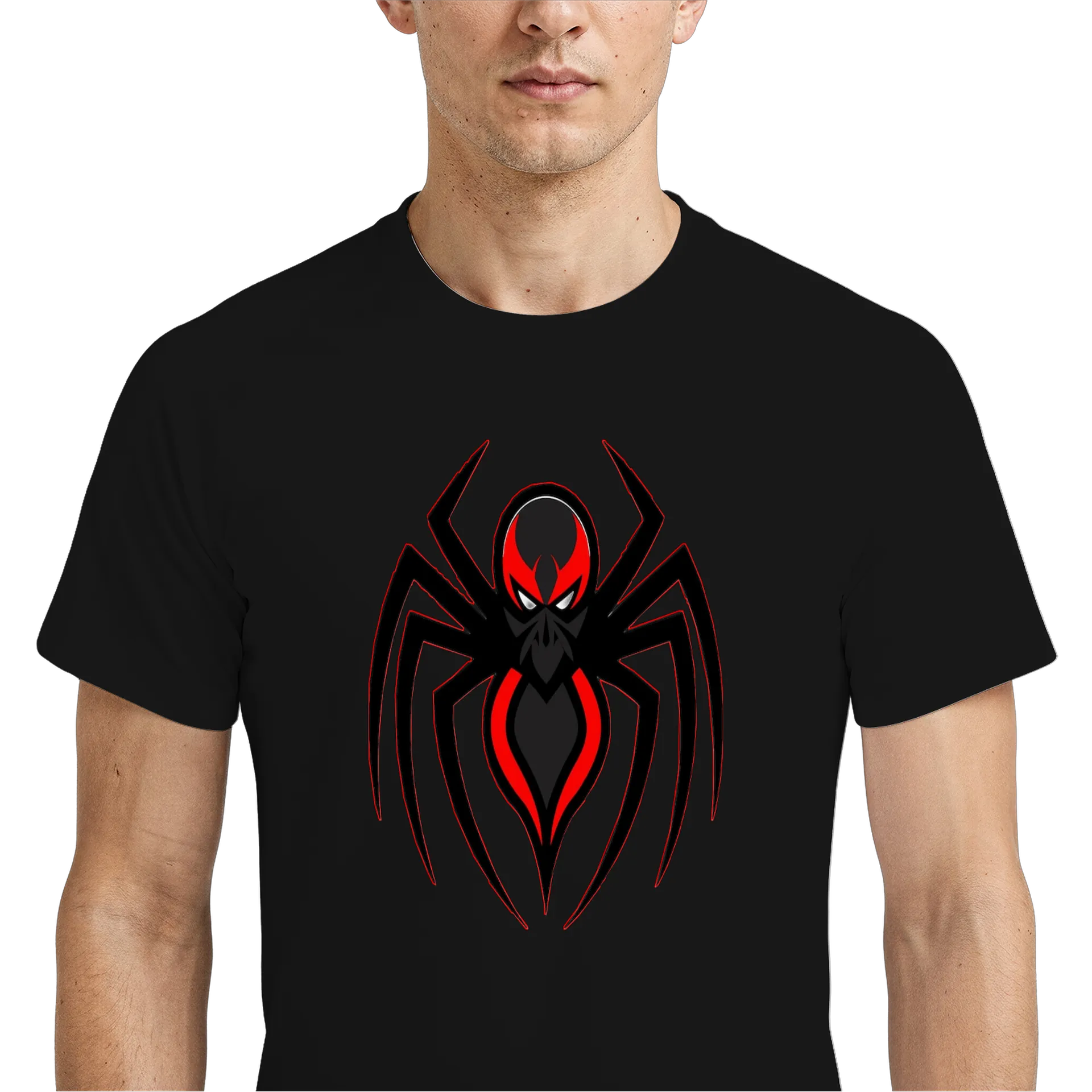 Camiseta Dry Fit Aranha Vermelha Estampa Personalizada - Imagem 4