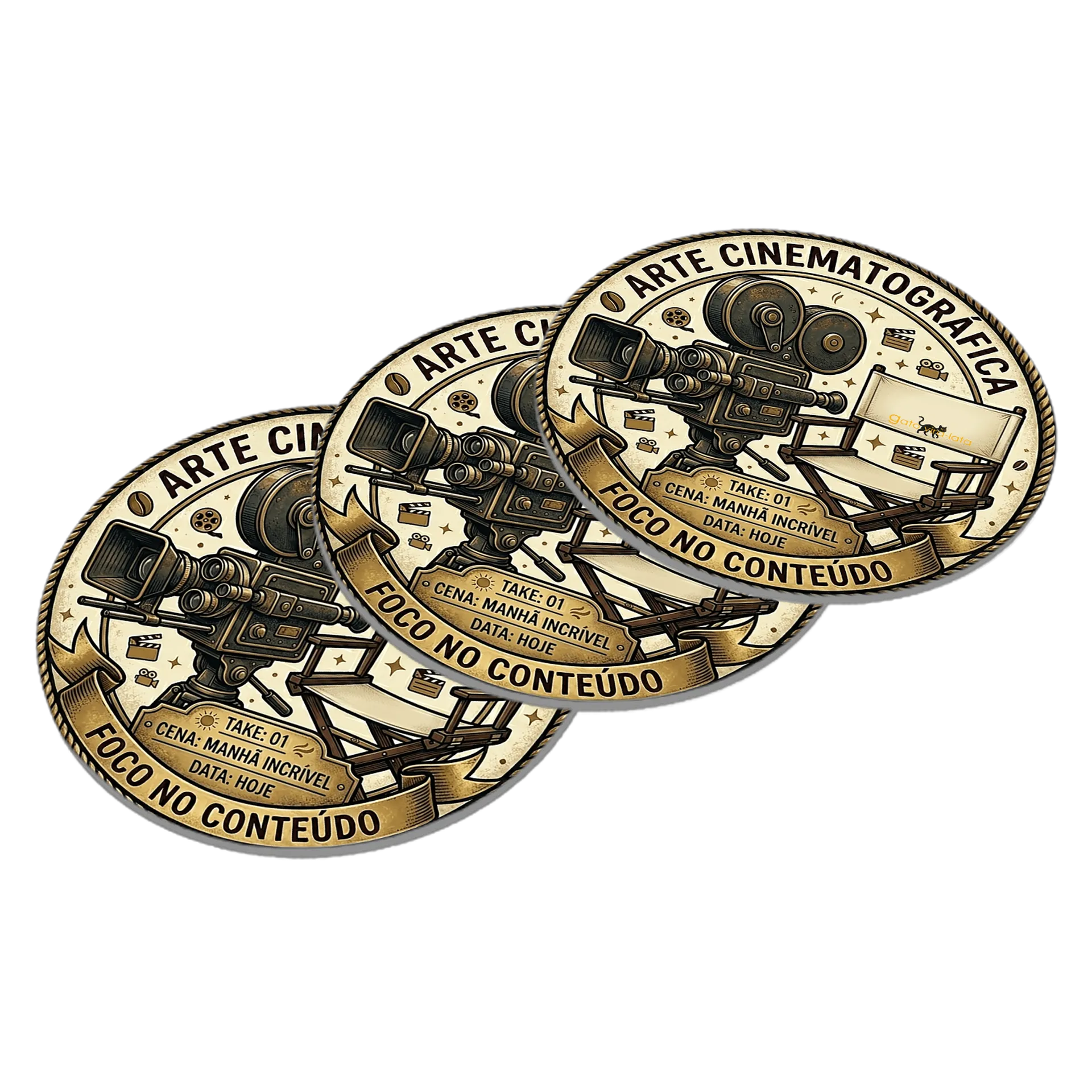 Porta-copos Cinema Retrô - Imagem 3