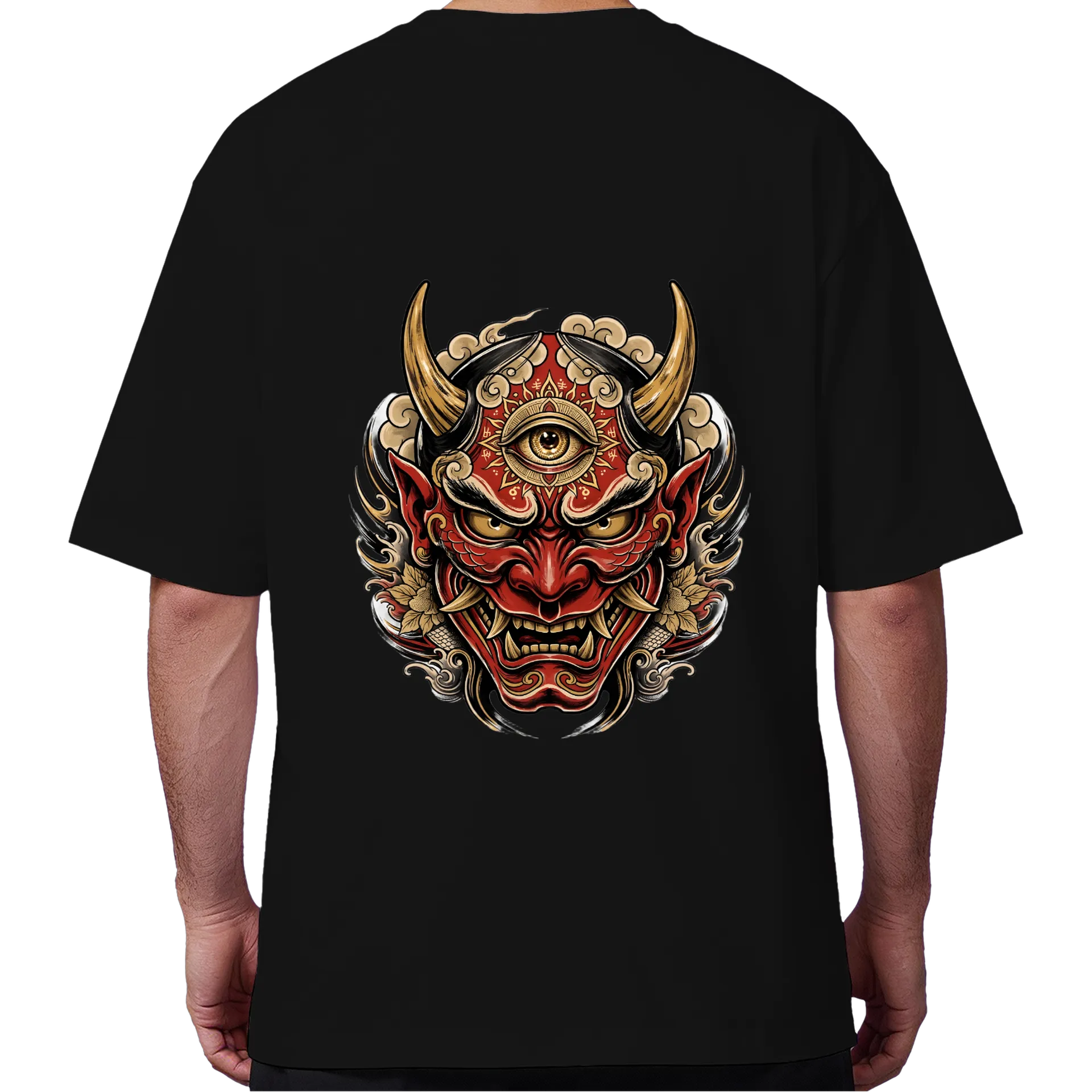 CAMISA OVERSIZE ONI VERMELHA - Imagem 1