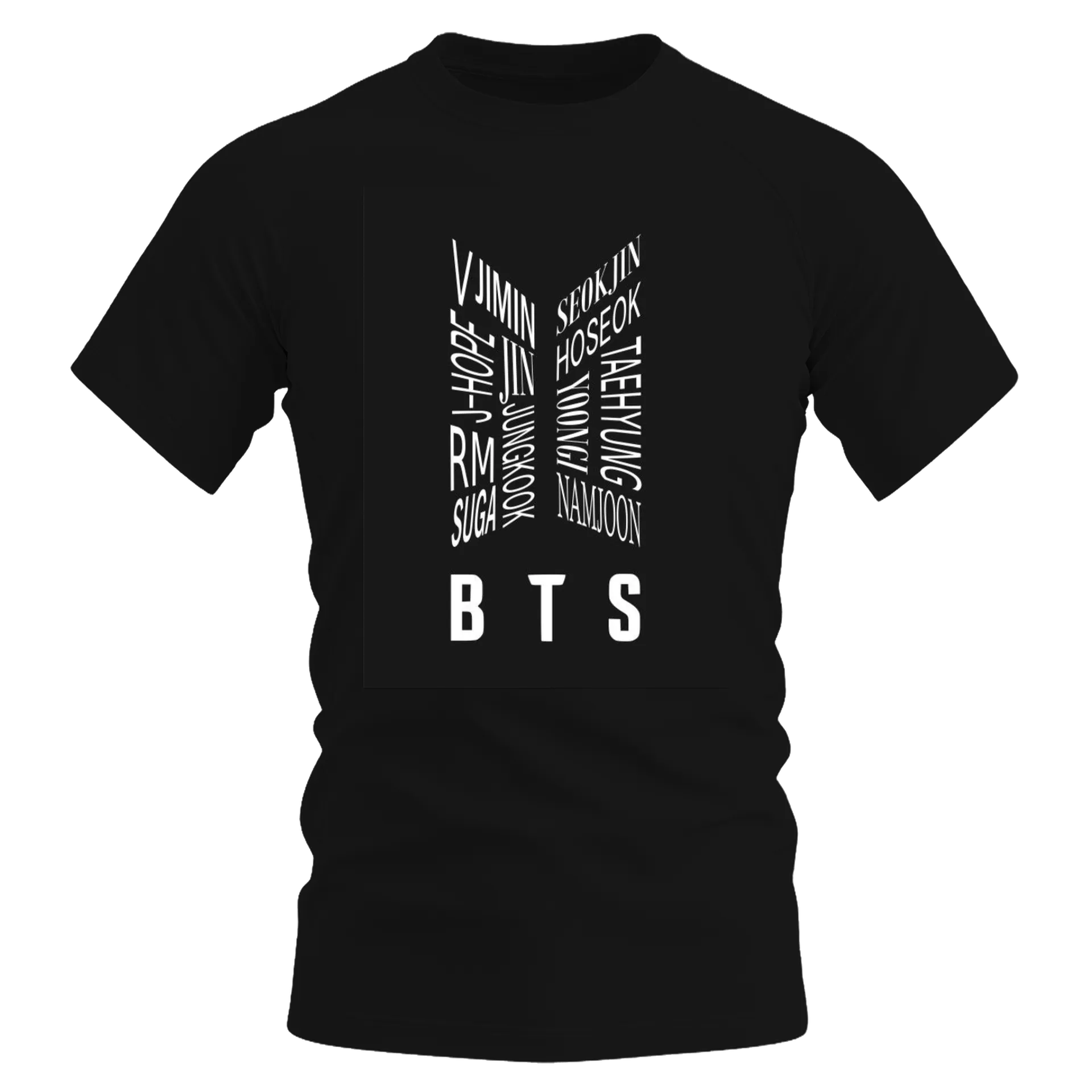 Camiseta Dry Fit Estampa BTS Nomes 100% Polyester de MAGICAL WORLD