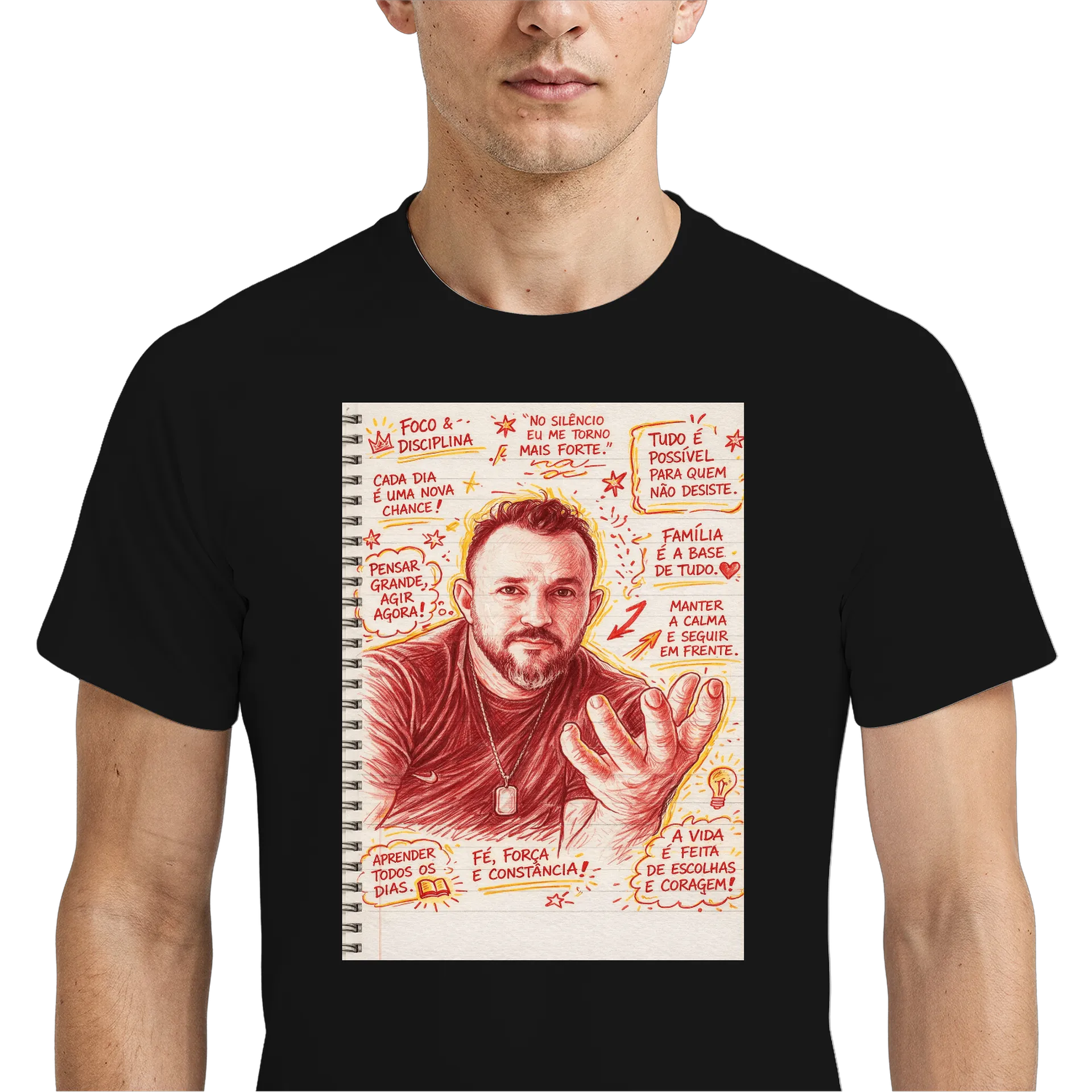 Camiseta DryFit Ed página de caderno - Imagem 4