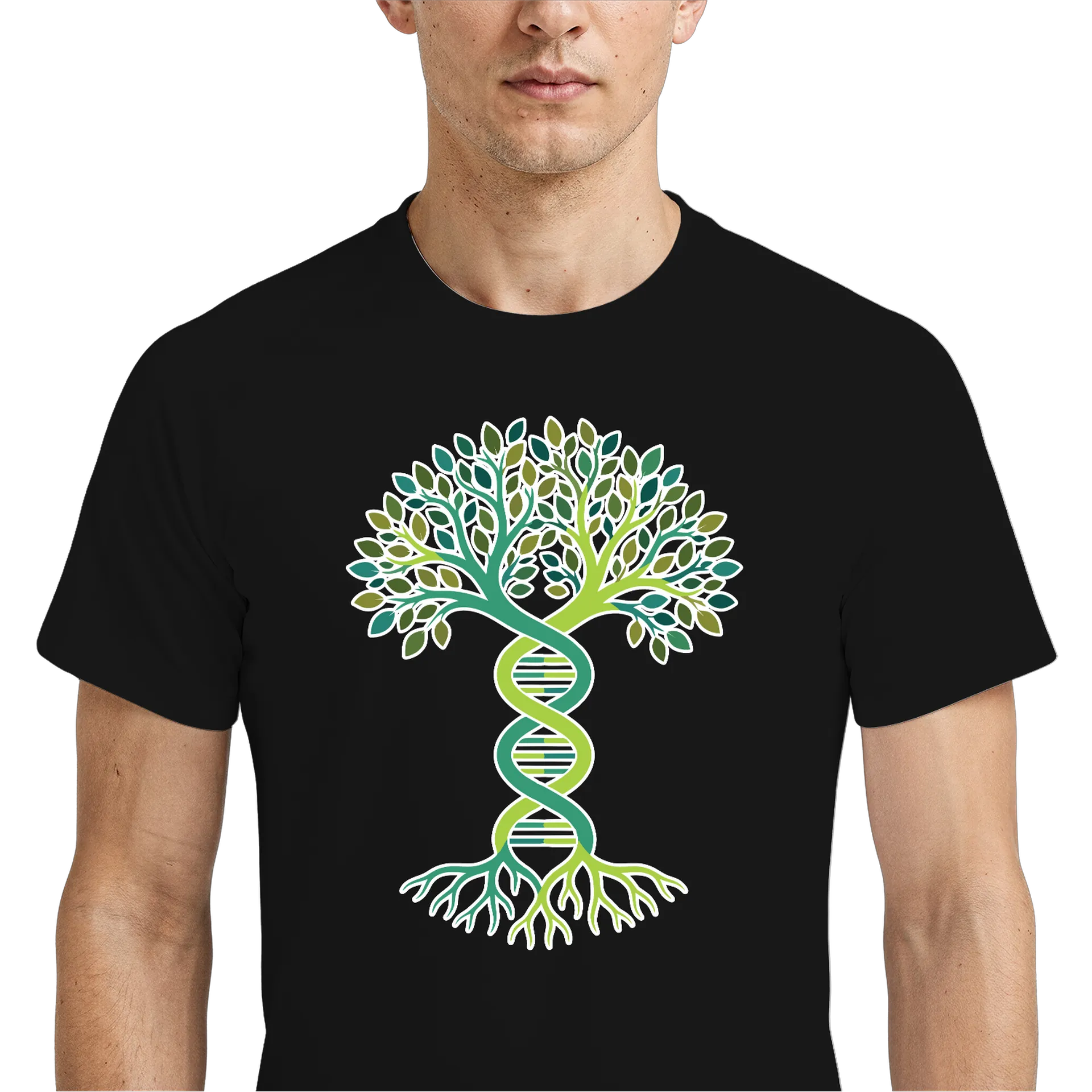 Camiseta Dry Fit Árvore fita de DNA 100% Polyester - Imagem 4