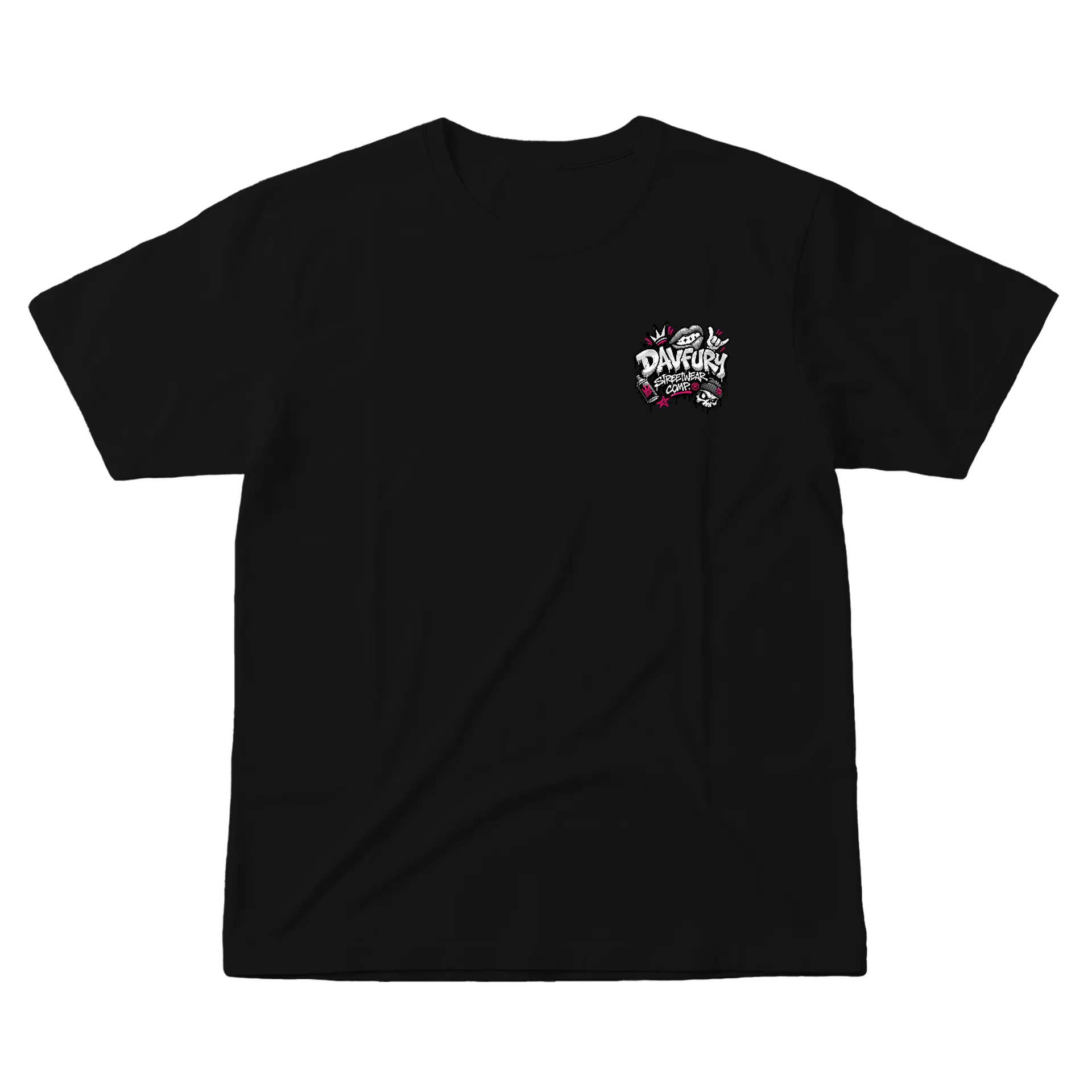 Camiseta "Outcasts Never Die" - Davfury Streetwear Comp. ® de Davfury Streetwear Comp. — imagem 1 de 6