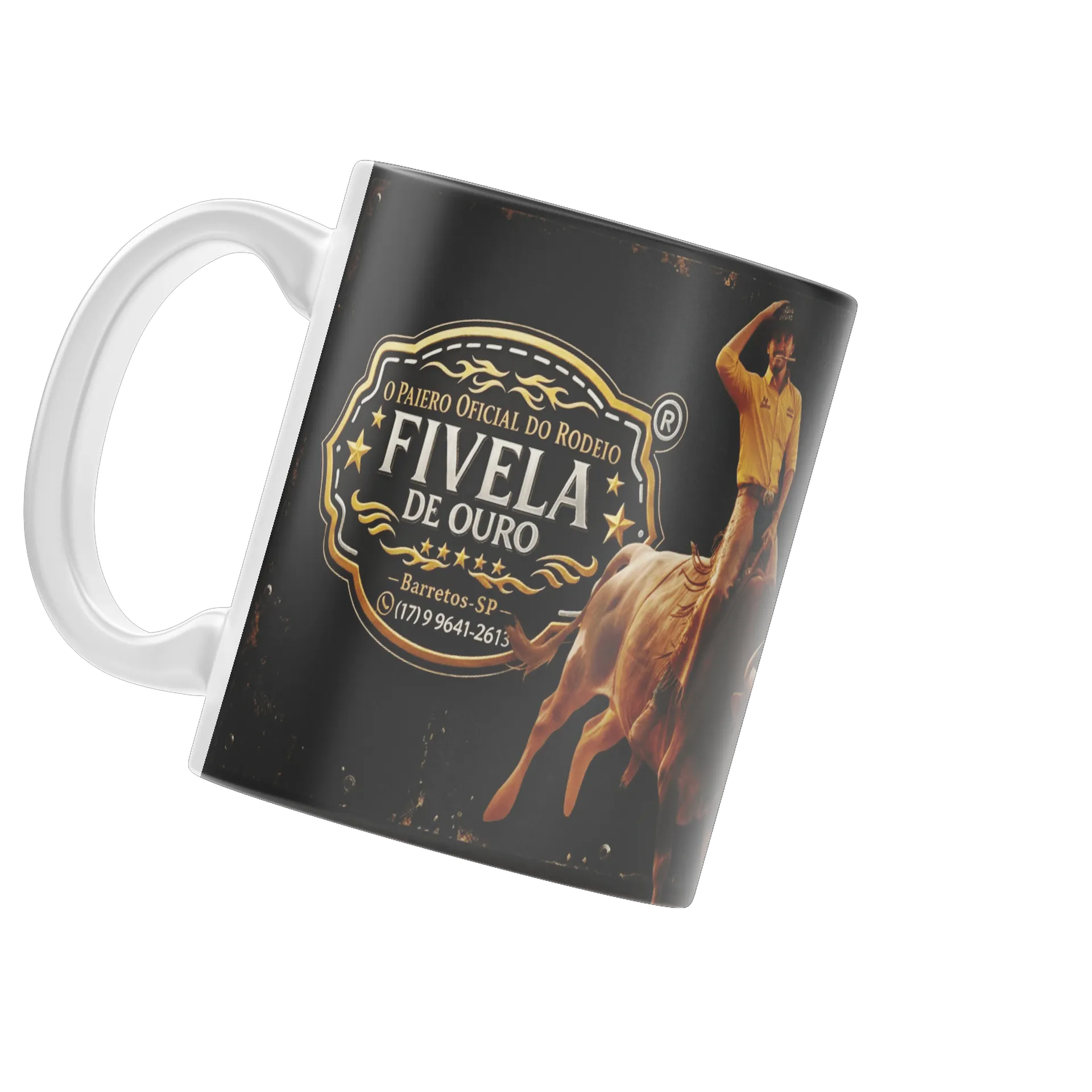 Caneca personalizada - Fivela de Ouro Paiero de Barretos & Lembranças Exclusivas! — imagem 3 de 4