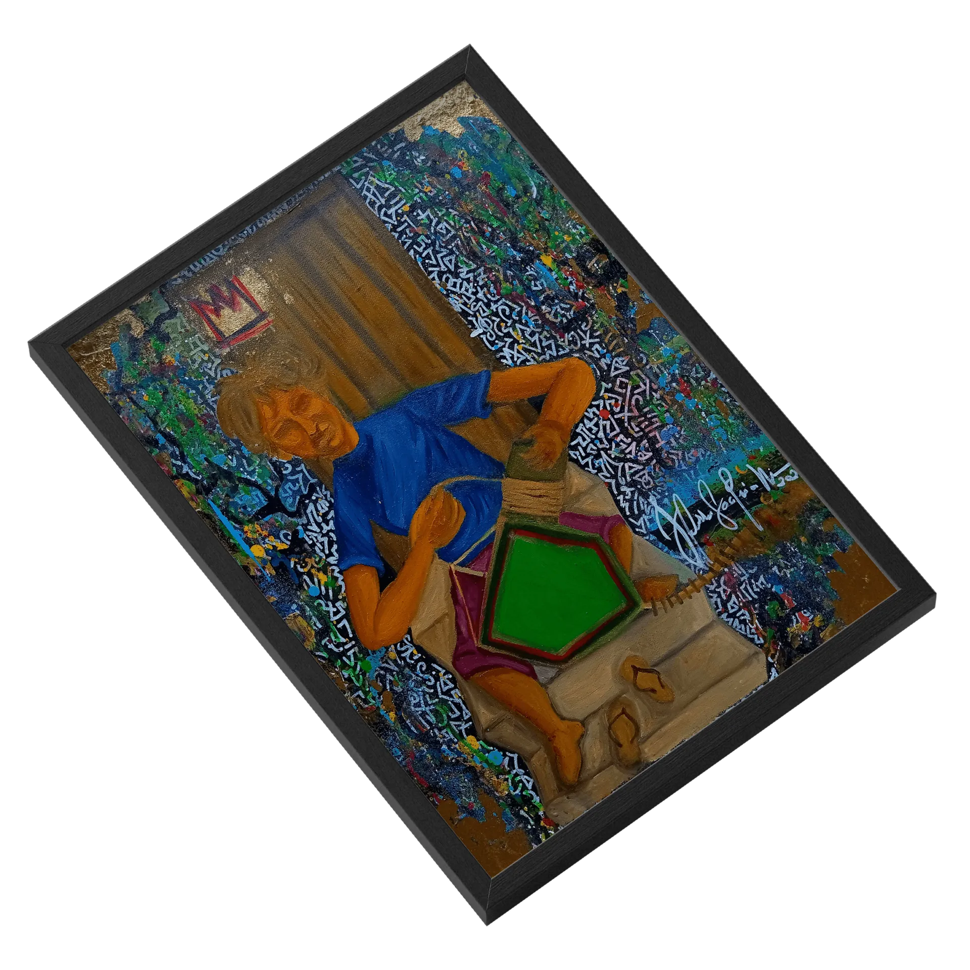 Quadro A3 O Pequeno Rei das Pipas Com Vidro de Jeferson Nalin  — imagem 2 de 3