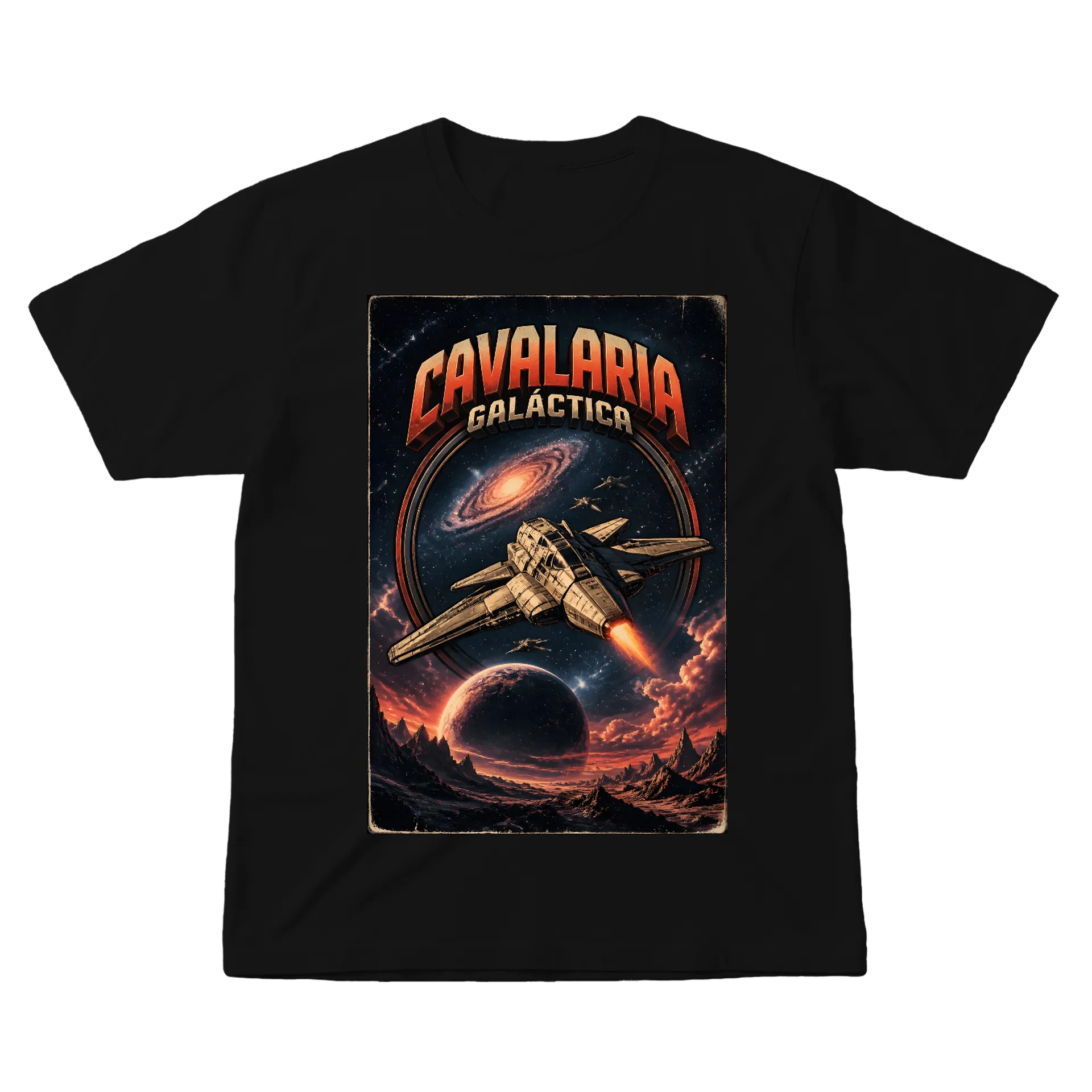 Camiseta Cavalaria Galáctica_v1 de Construindo Novo Humano — imagem 1 de 6