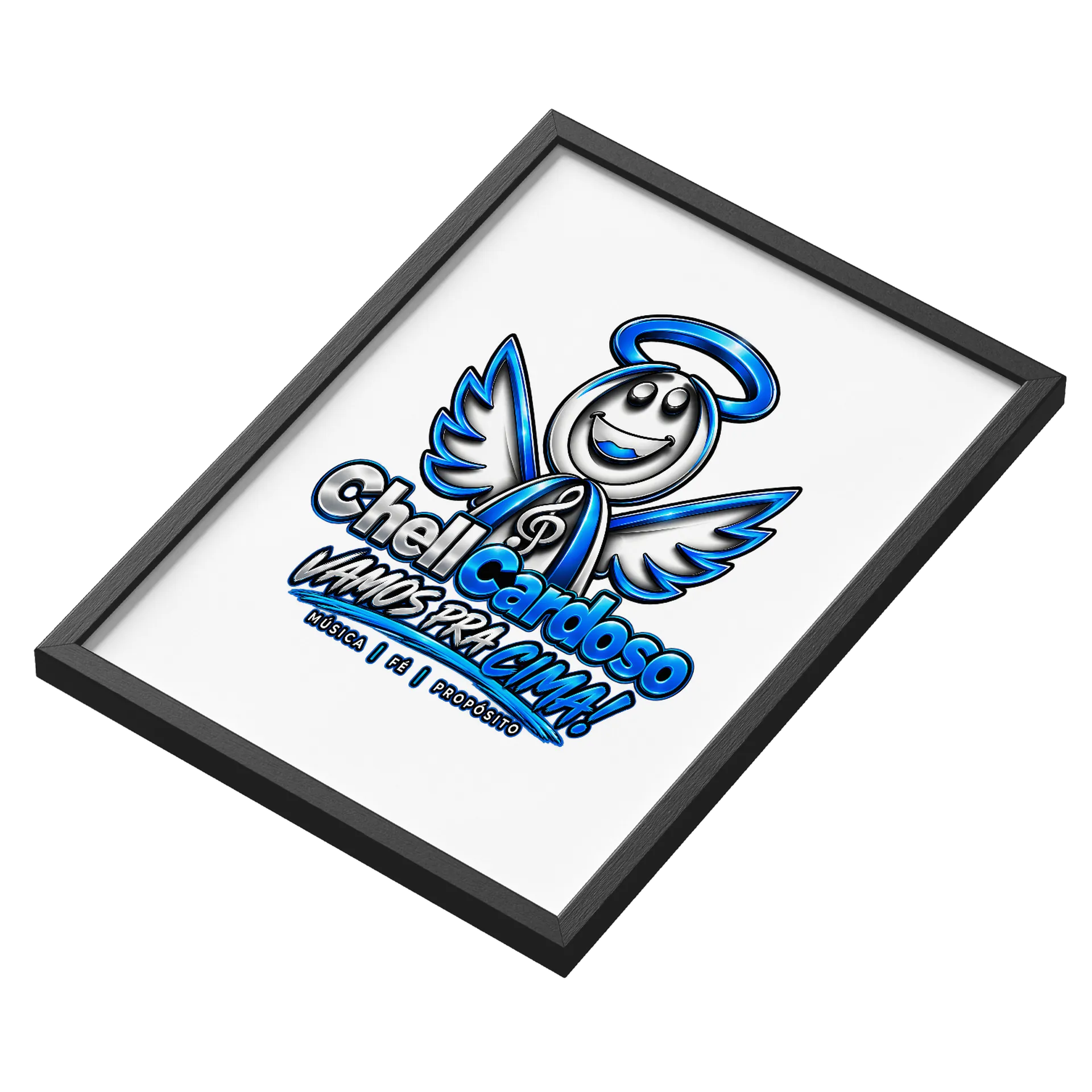 Quadro A3 personalizado Com Vidro de Chell Cardoso — imagem 3 de 3