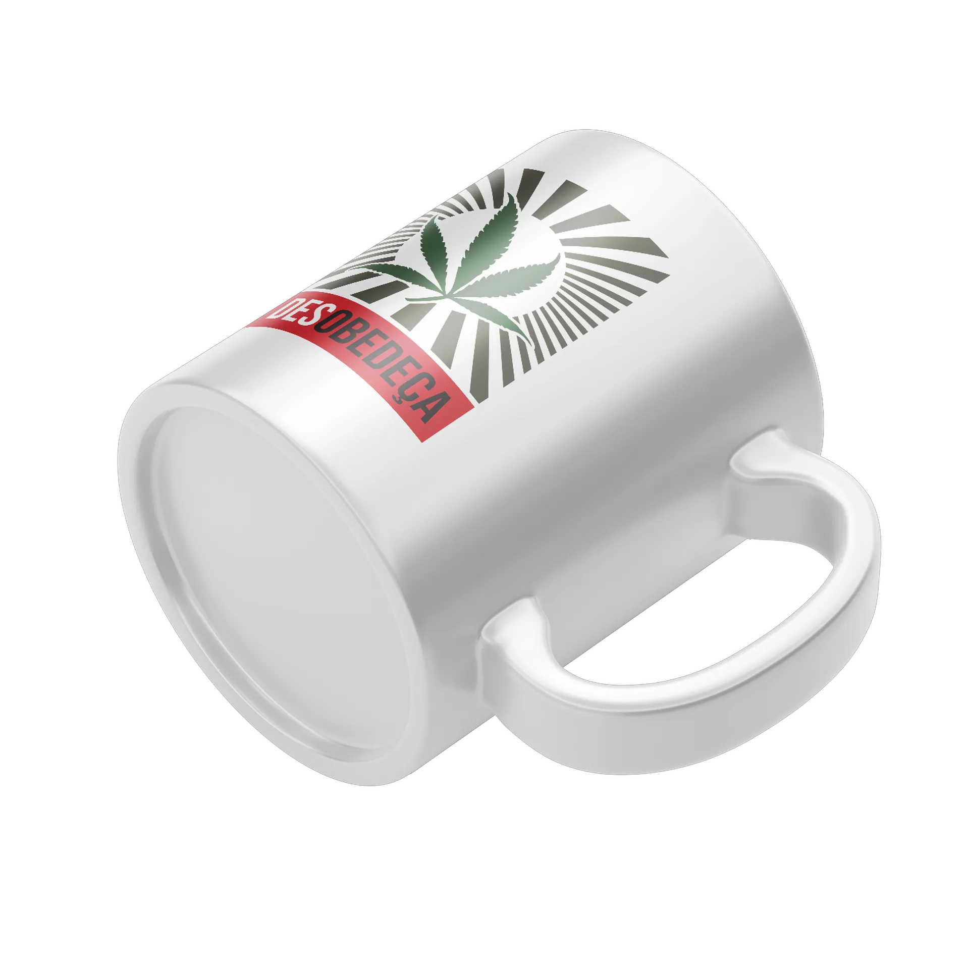 Caneca Porcelana Desobedeça 325ml - Imagem 4