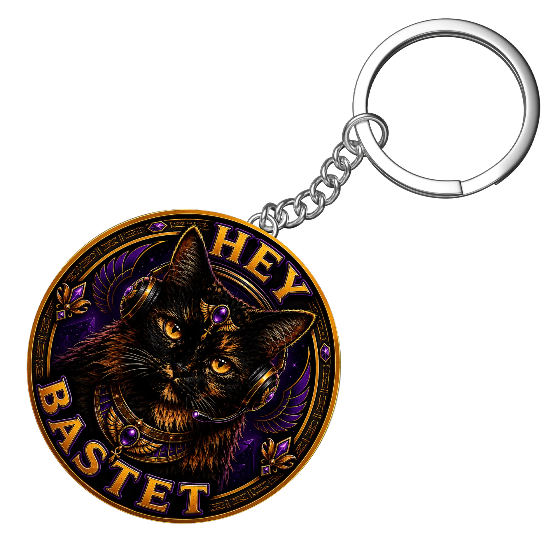 Chaveiro Hey Bastet – Gata Gamer de HeyBastet — imagem 3 de 3