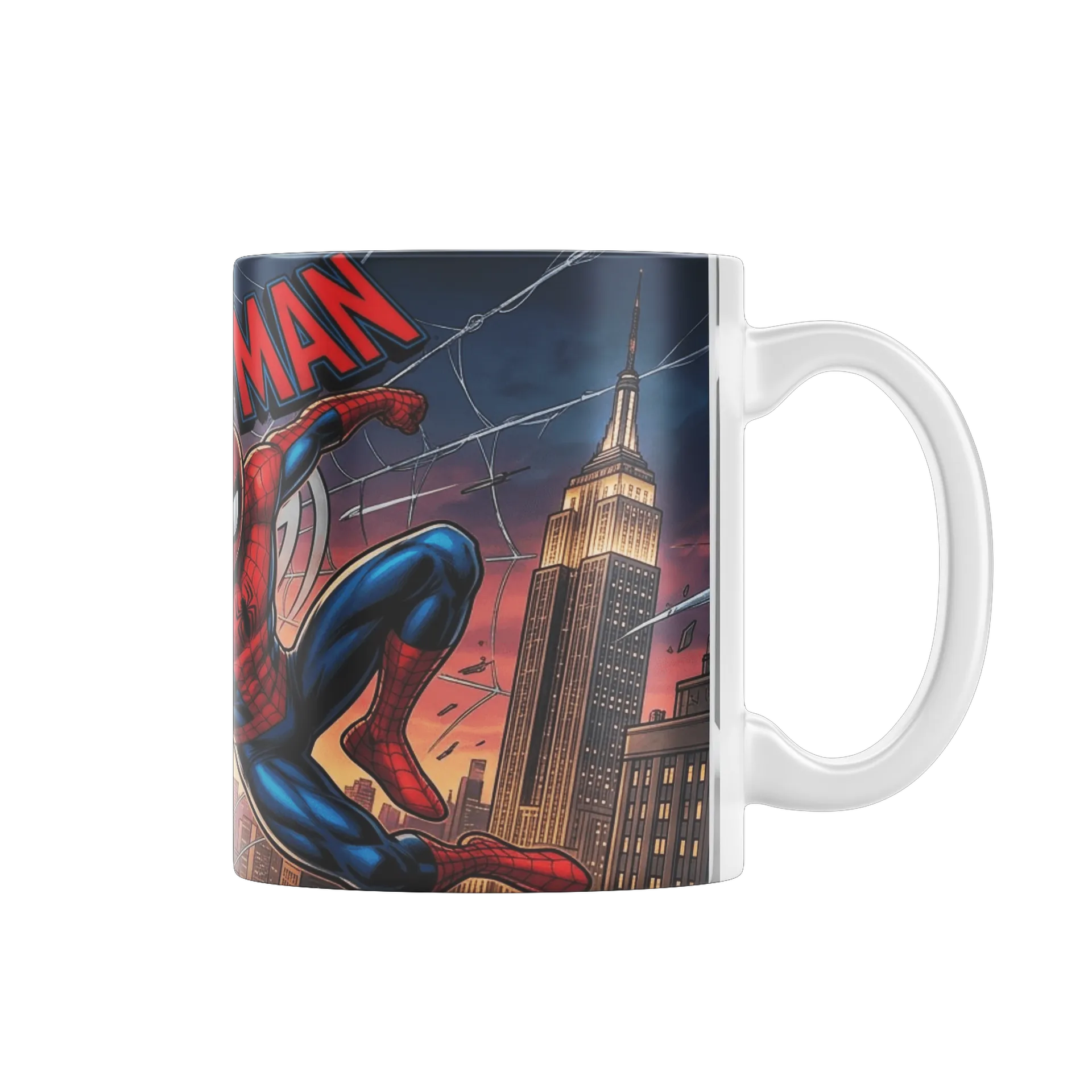 Caneca Spider-Man em Quadrinhos com Cidade 325ml - Imagem 2