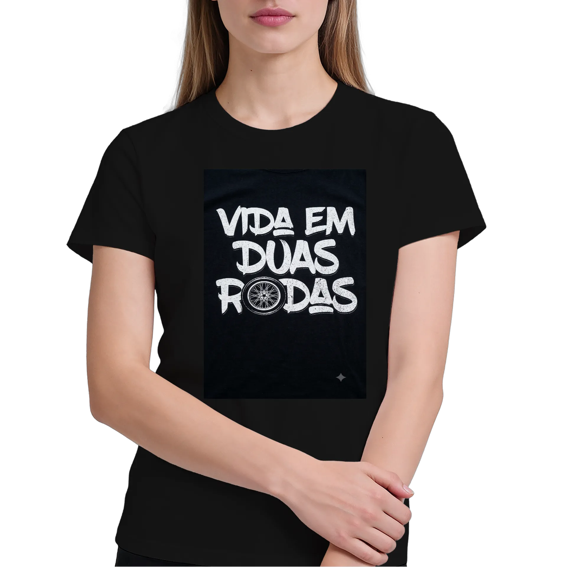 Camiseta Vida em Duas Rodas 100% Algodão - Imagem 4