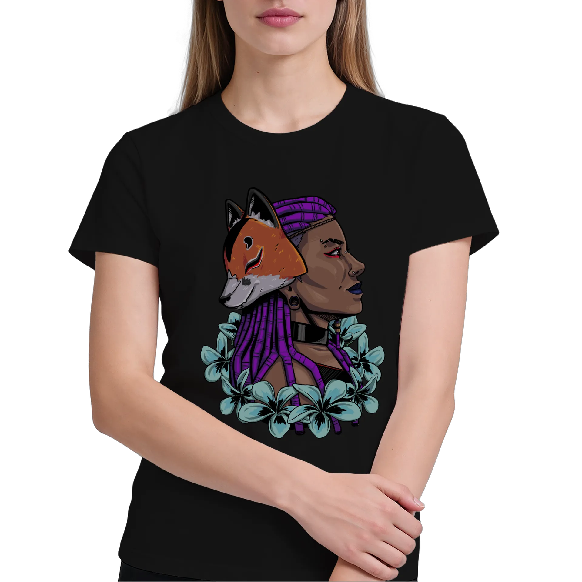 Camiseta Garota Kitsune - Imagem 4