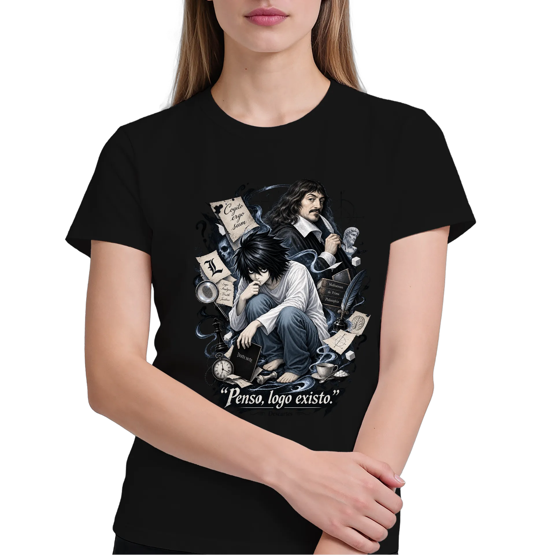 Camiseta L e Descartes  de Lpandoca — imagem 3 de 6