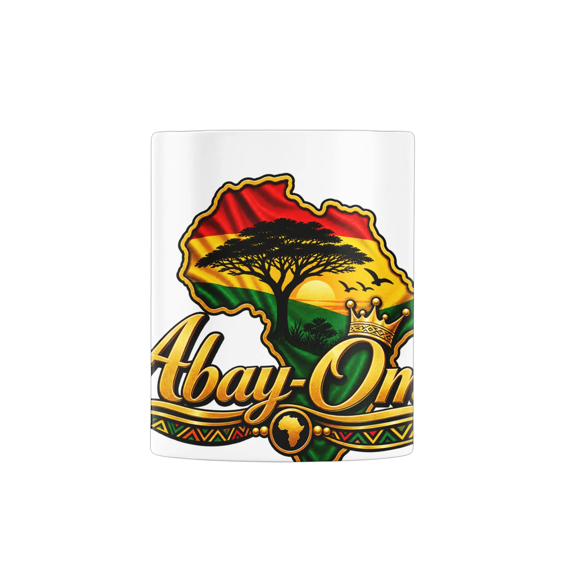 Caneca Logotipo Abay-Omi Mapa da África 325ml de Abay-Omi — imagem 2 de 4