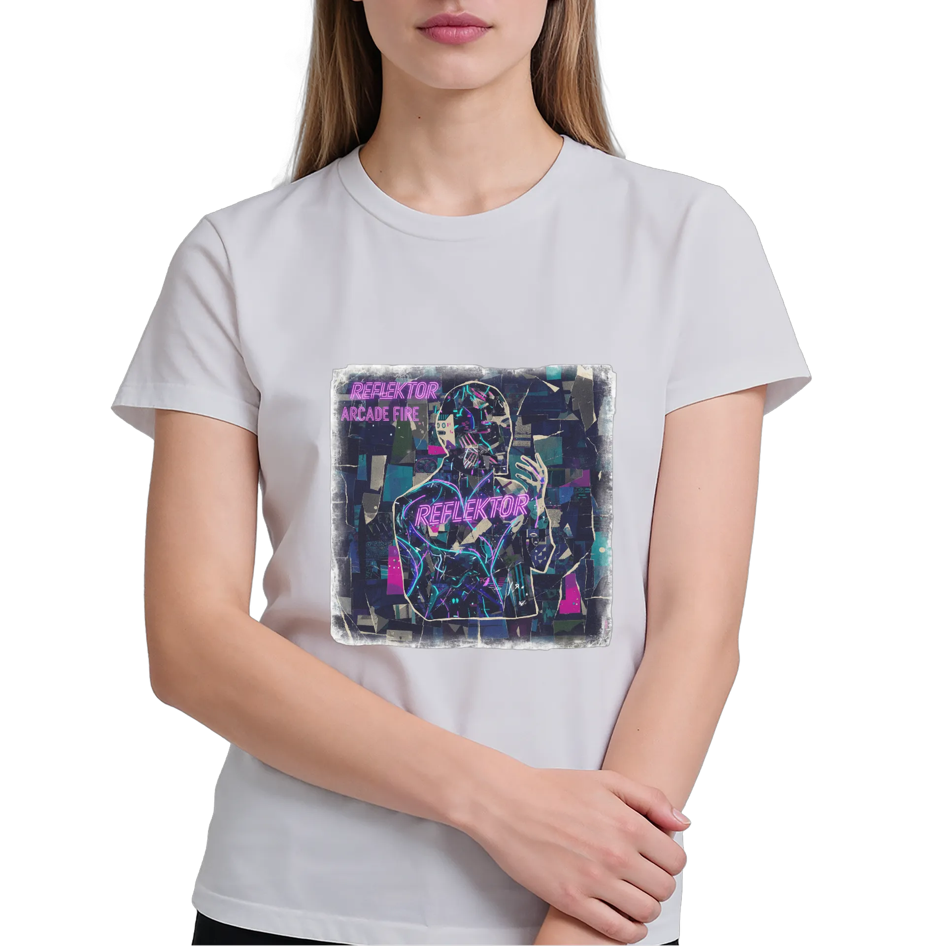 Camiseta Conceitual Arcade Fire Reflektor - Imagem 3