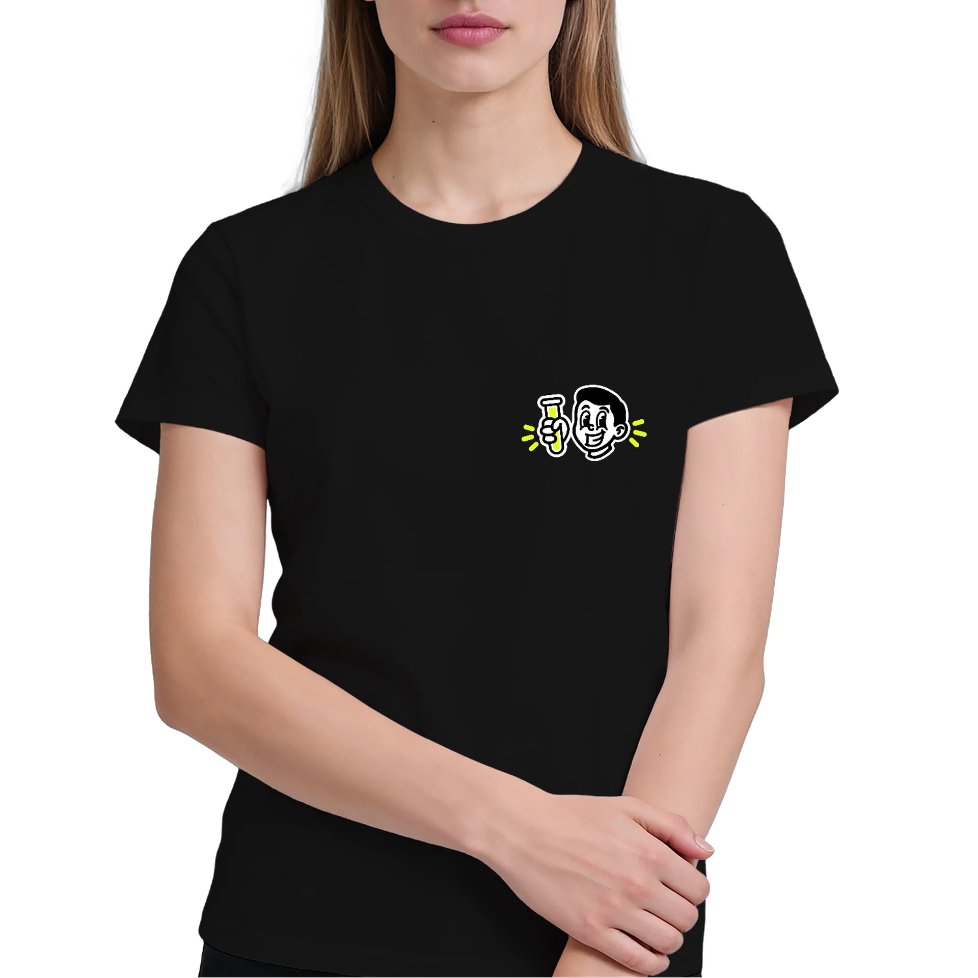Camiseta - Caricatura MDQ de Menino da Química — imagem 3 de 6