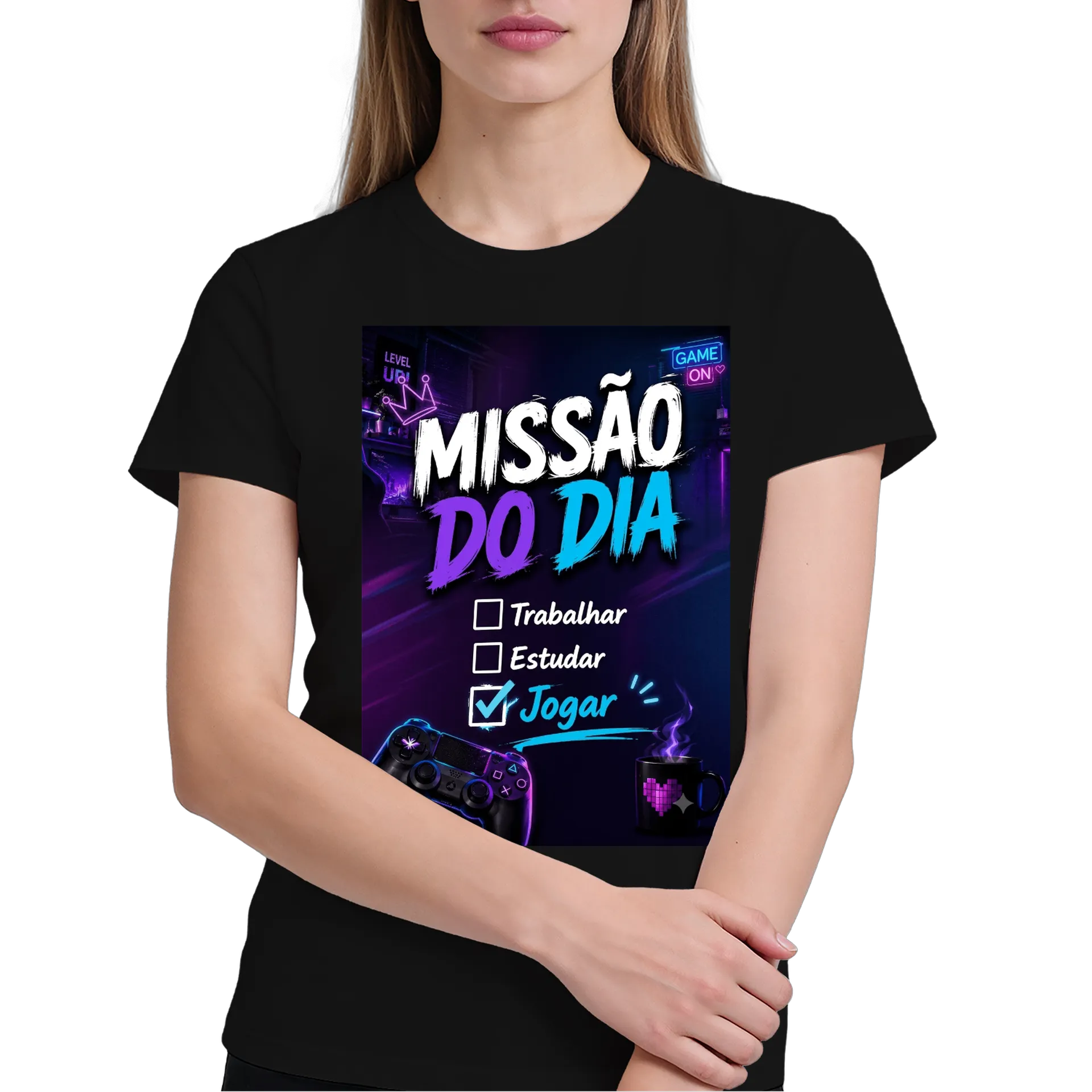 Camiseta personalizada MISSÃO DO DIA - Imagem 4