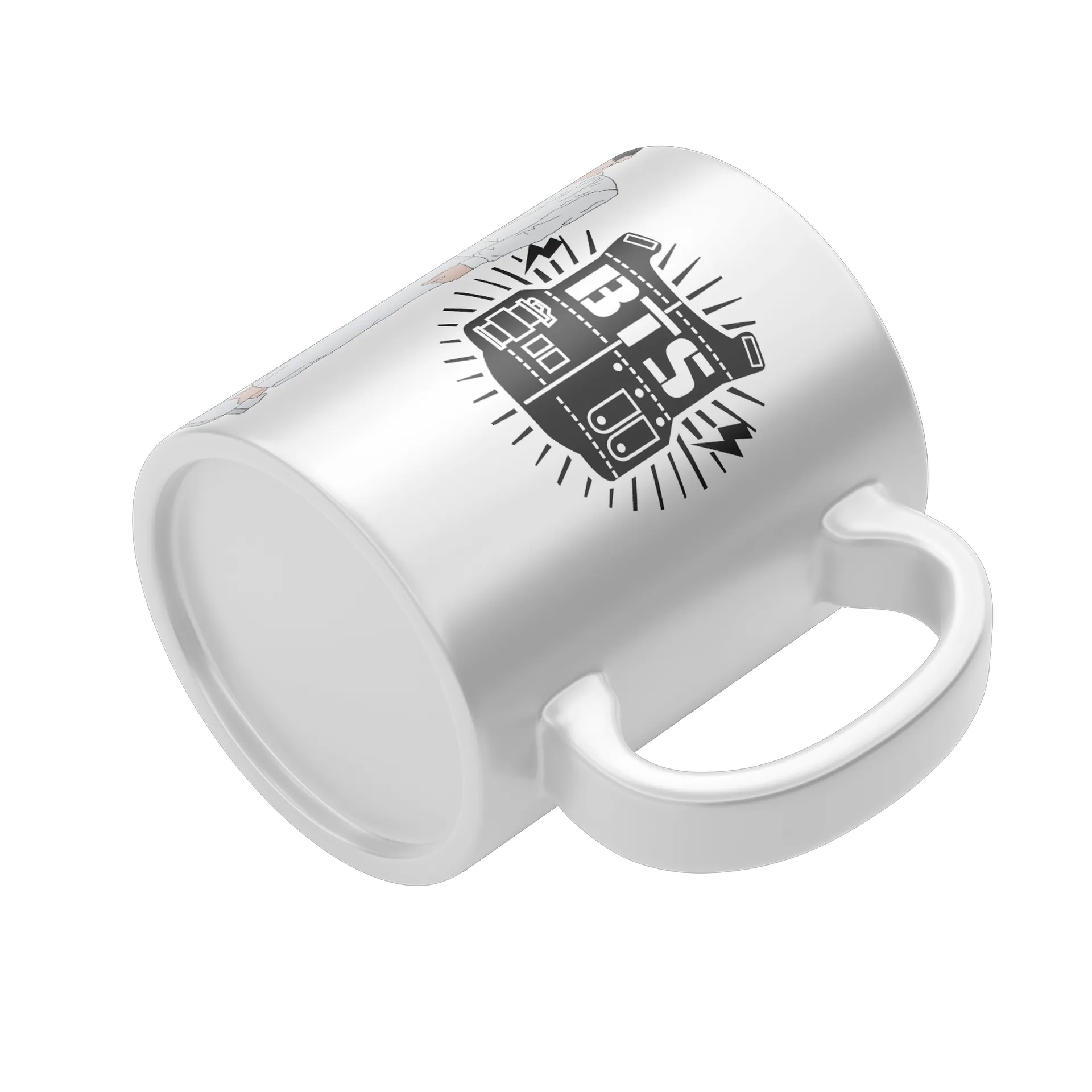 Caneca Porcelana Estampa Grupo Musical 325ml - Imagem 4