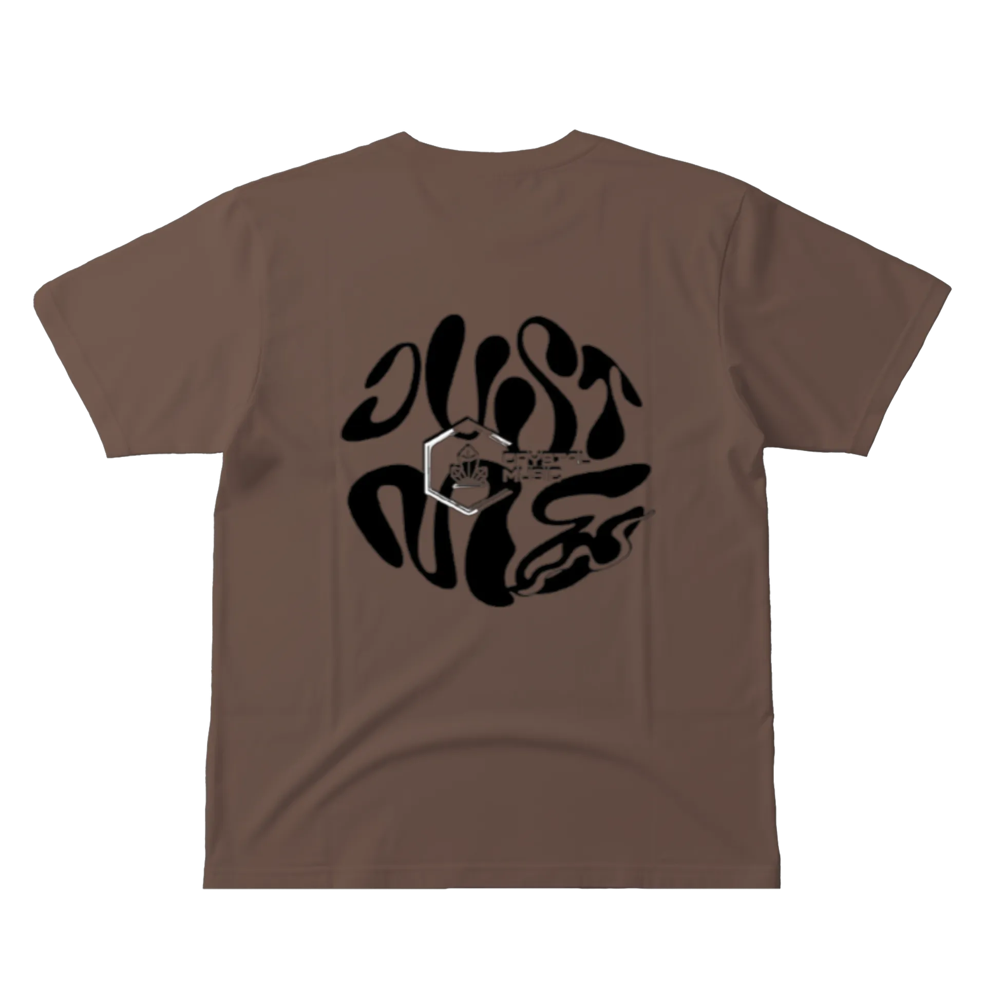 Camiseta CMB "Just Me" - Marrom de Crystal Music Brasil