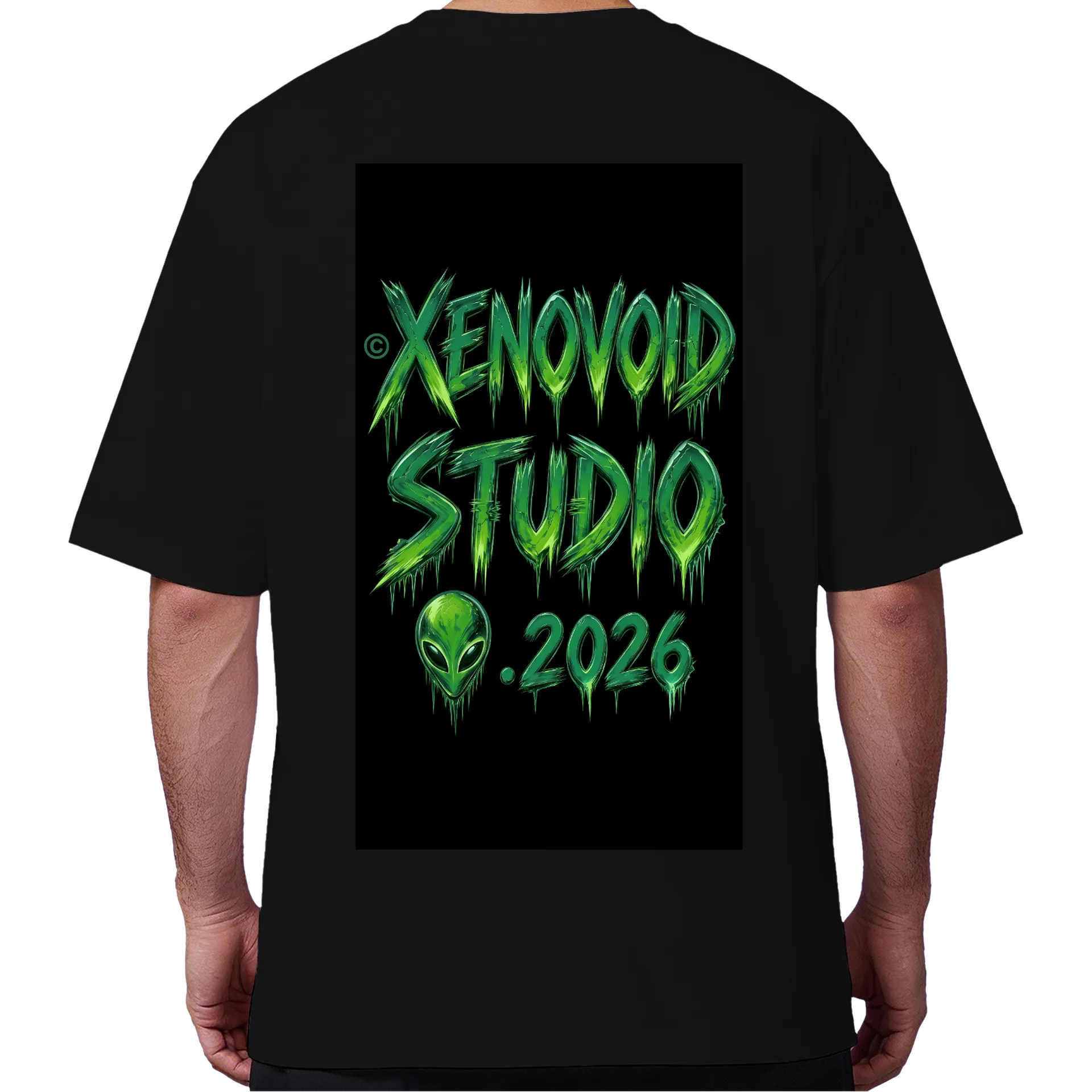 Camiseta Oversized Xenovoid Studio 👽 de Xenovoid Studio 👽 — imagem 6 de 6