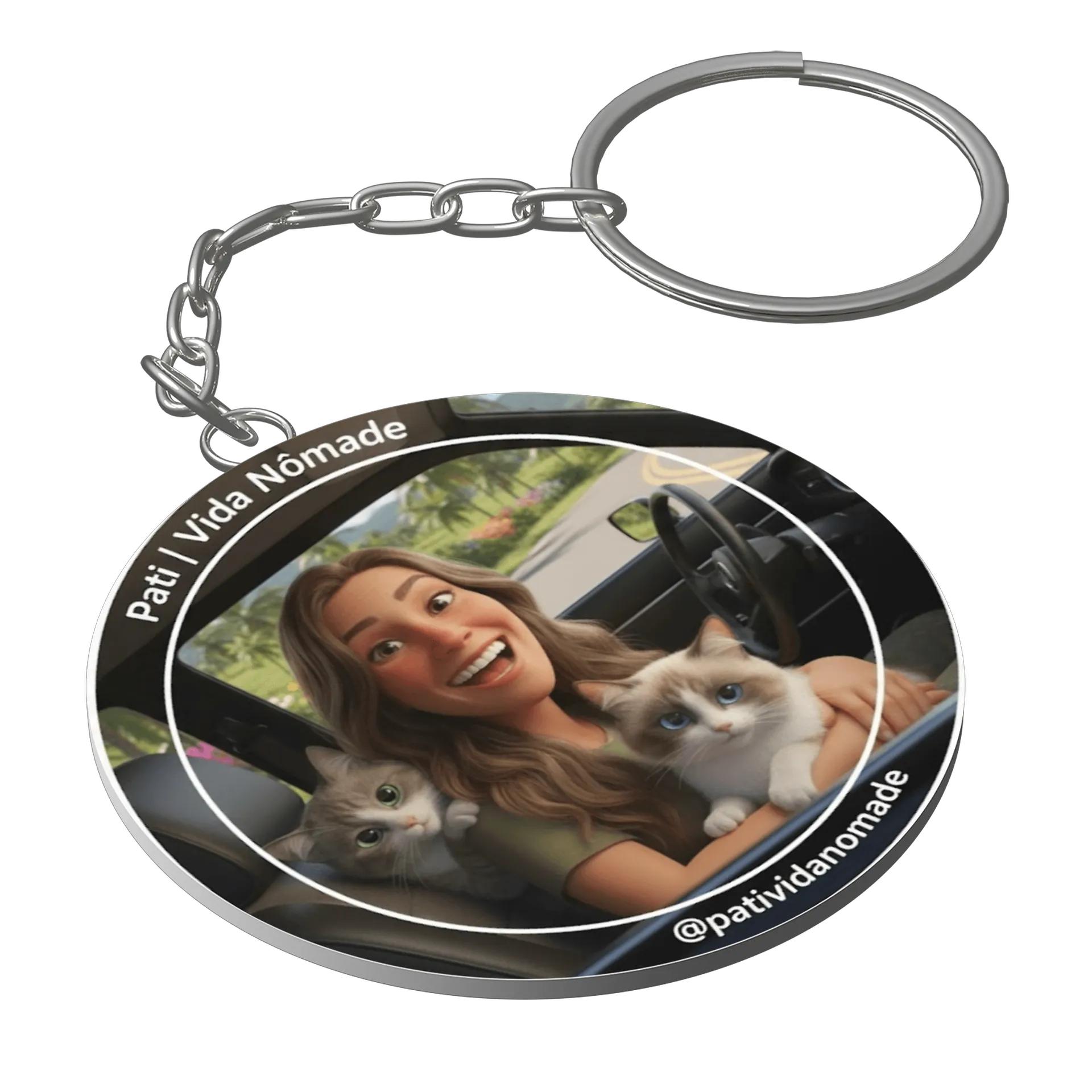 Chaveiro personalizado de Pati