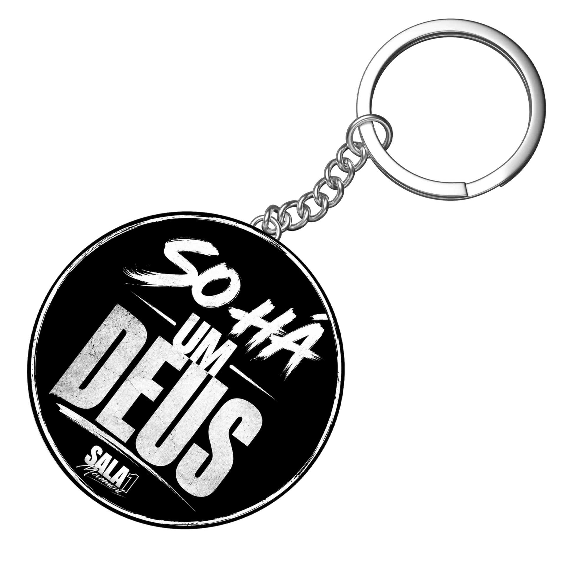 Chaveiro personalizado sala1 movement só há um Deus - Imagem 4