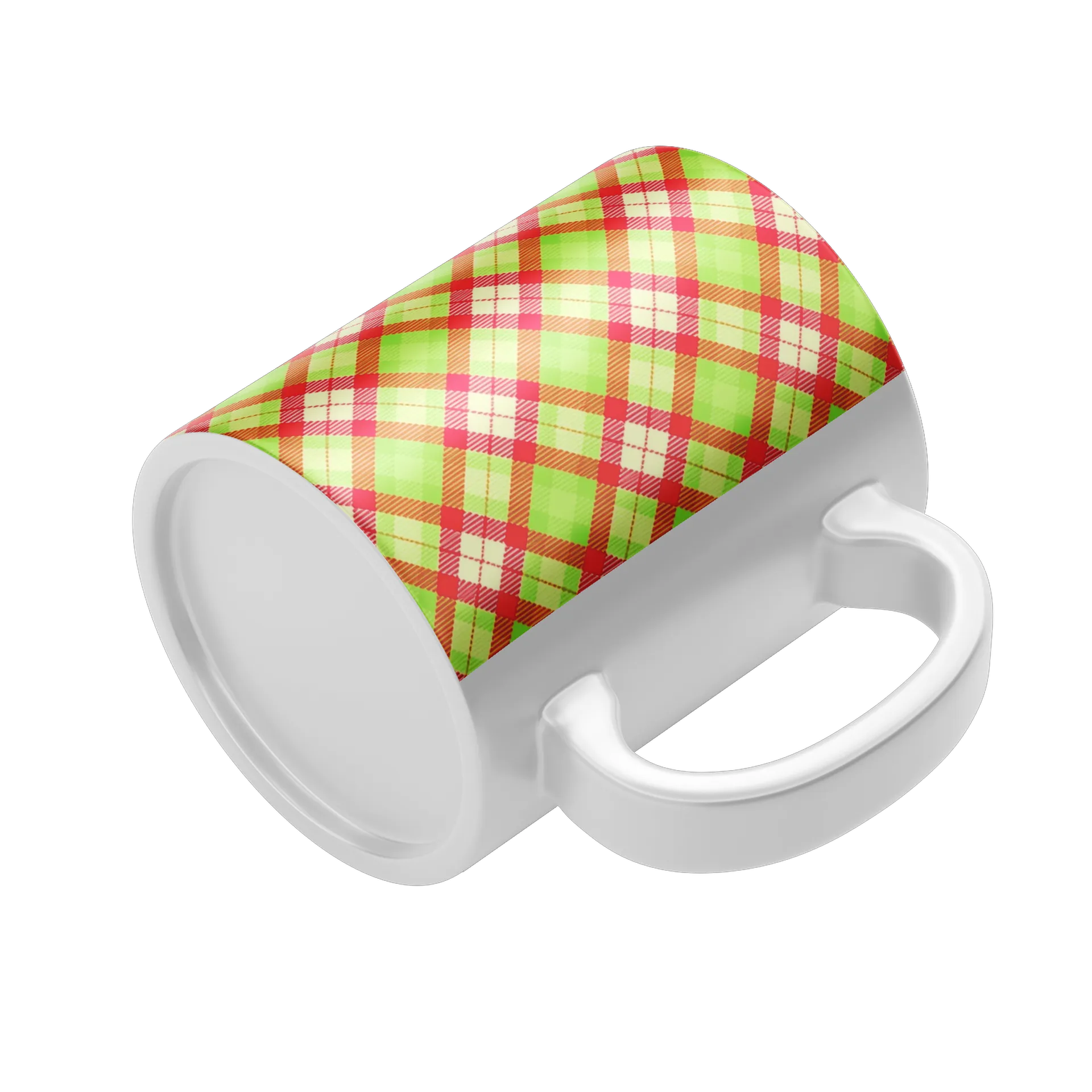 Caneca Porcelana Plaid Coralim 325ml - Imagem 4