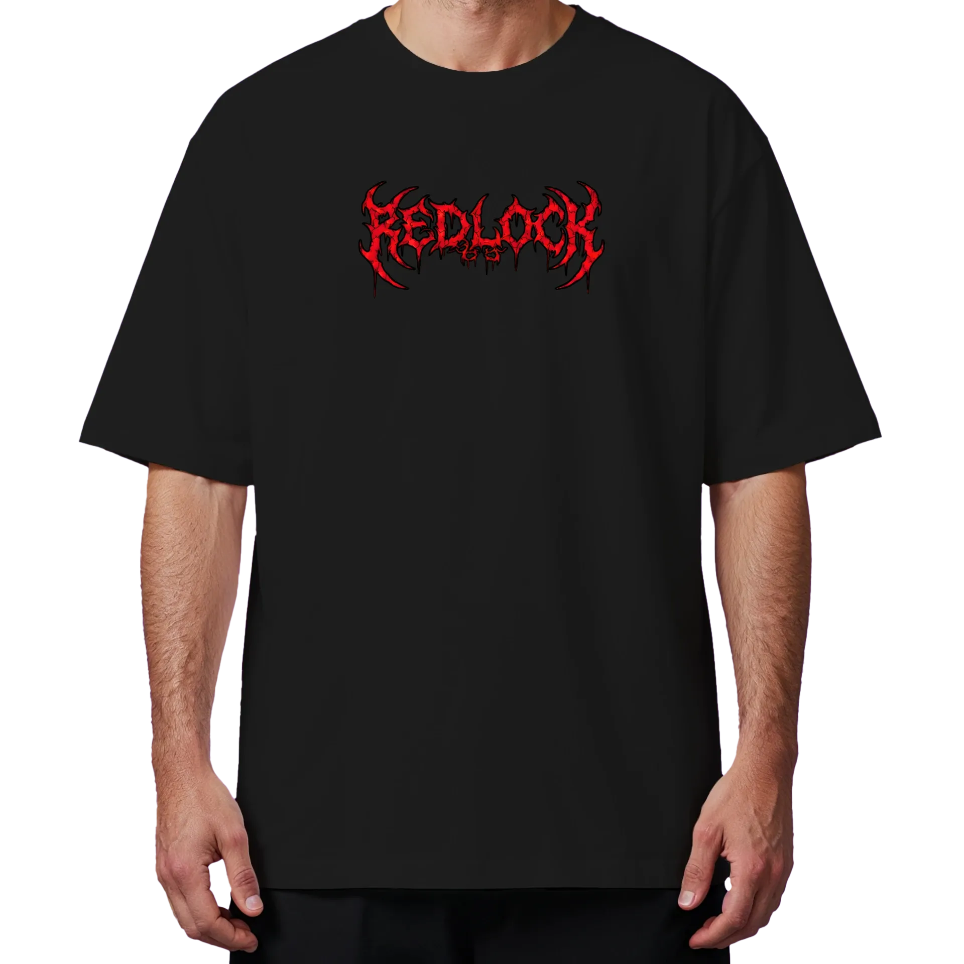 Camiseta Oversized REDLOCK🩸 - War Never Seen - Imagem 4