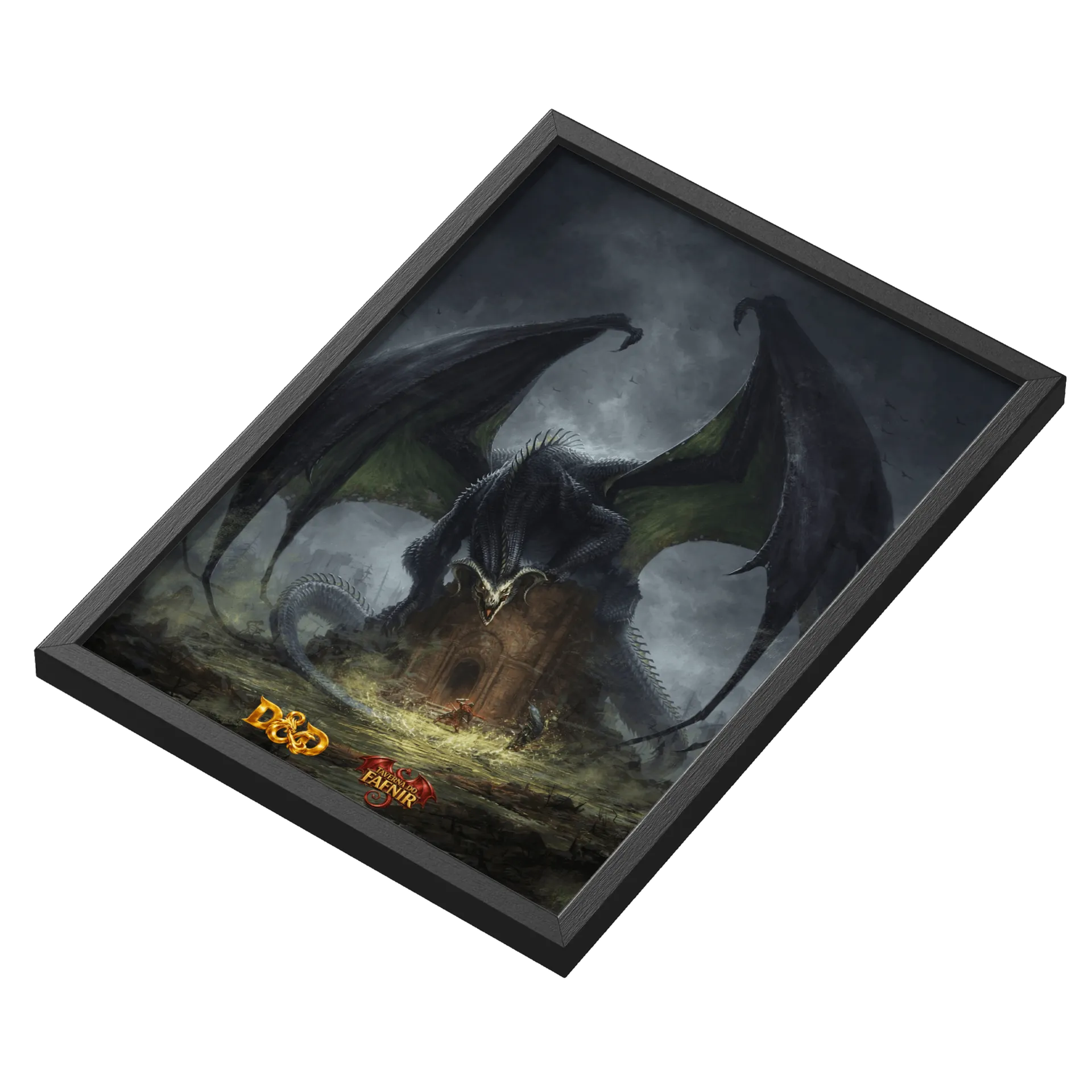 Dragão Morthrax - Quadro A3  - Imagem 3
