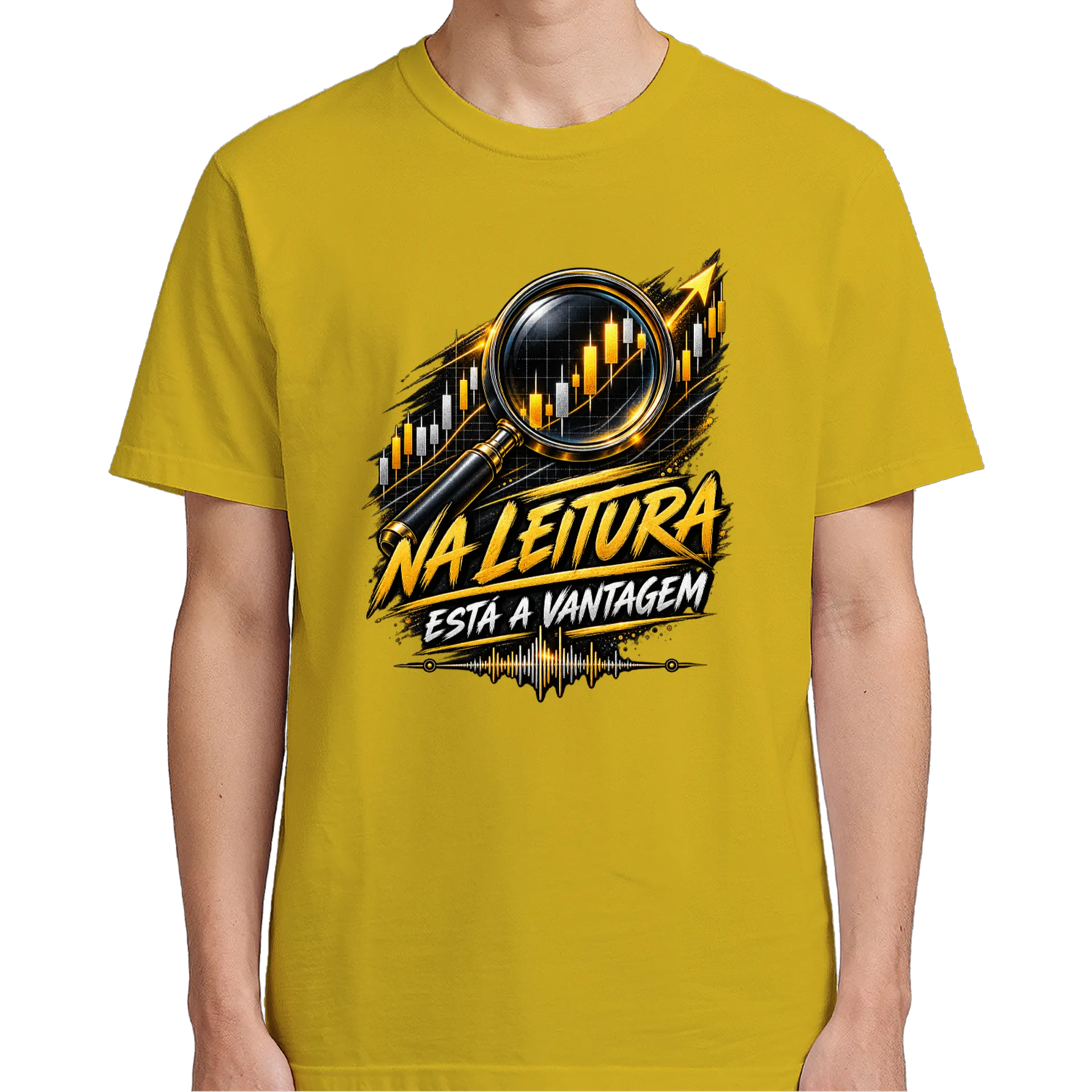 Camiseta Estampa Gráfica Na Leitura 100% Algodão - Imagem 5