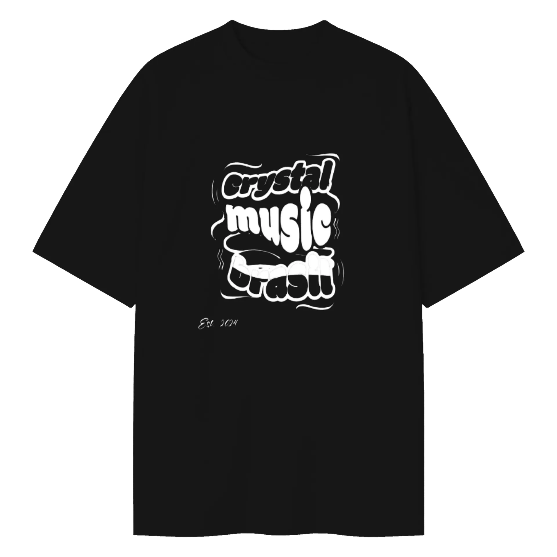 Camiseta Oversized CMB "Distortion" - Preto - Imagem 1
