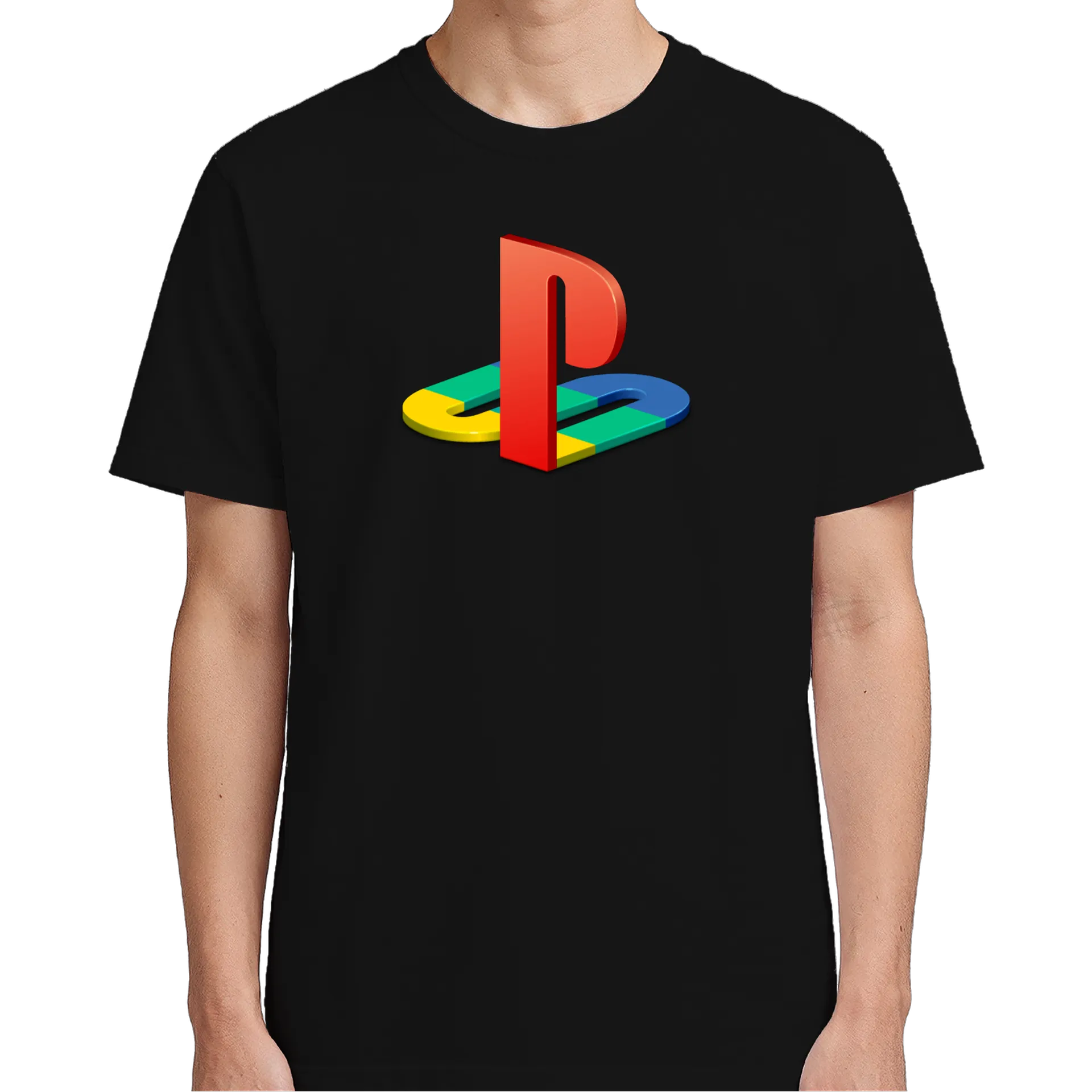 Camiseta Logotipo PlayStation Estilo Retrô 100% Algodão de NEXUS STORE — imagem 4 de 6
