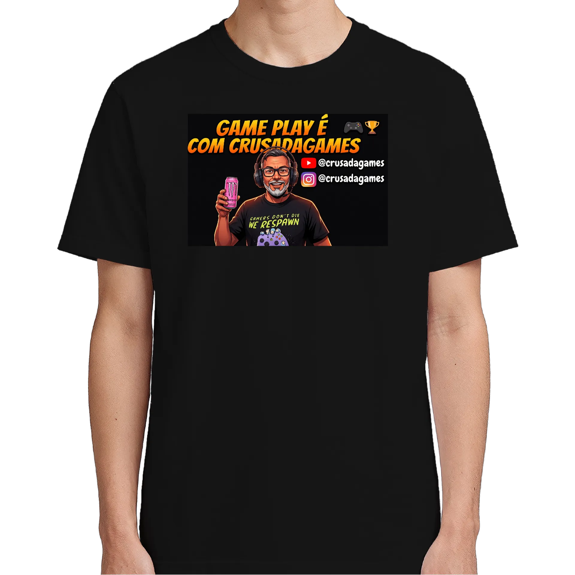 Camiseta personalizada de Crusadagames  — imagem 4 de 6