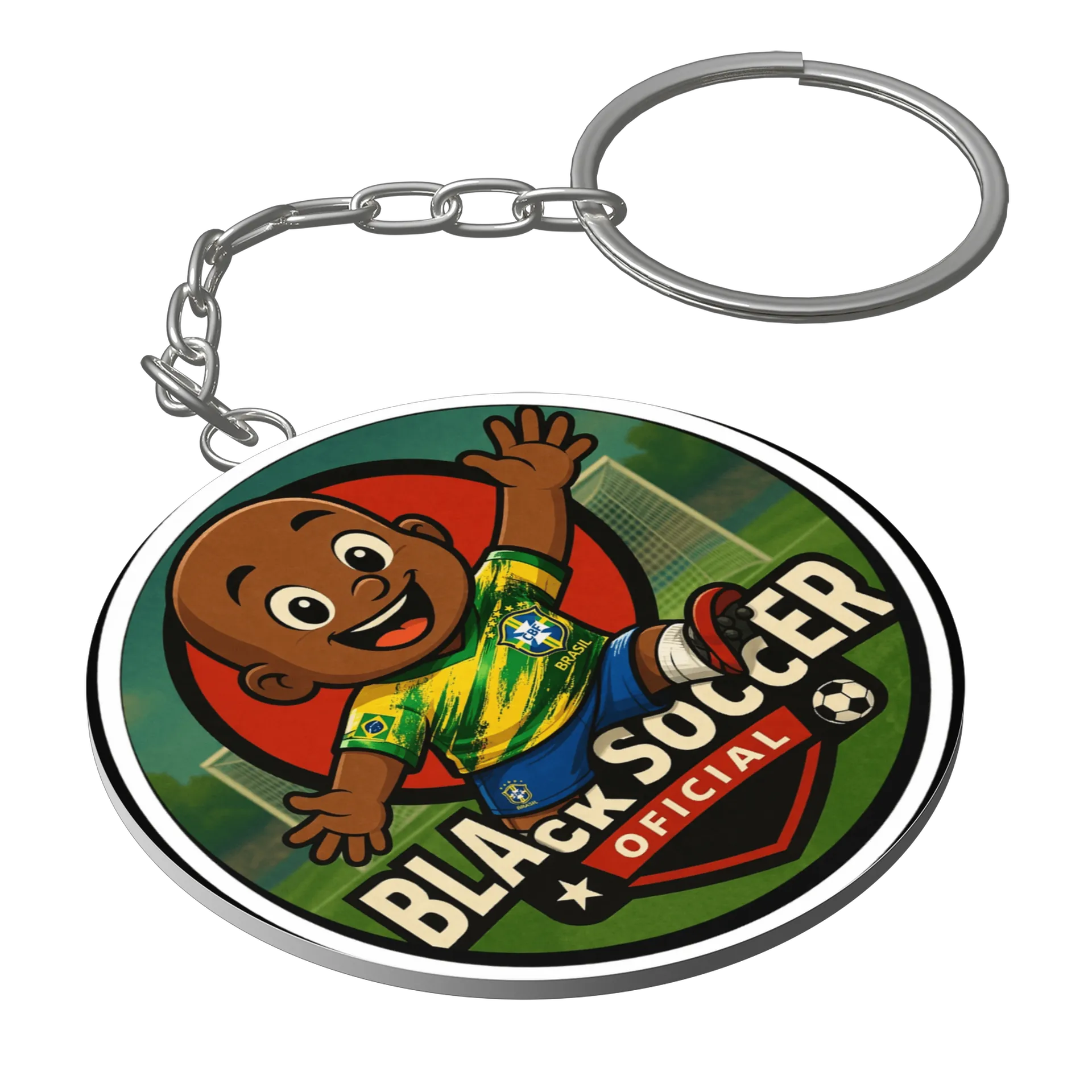 Chaveiro BLACK SOCCER OFICIAL - Imagem 1