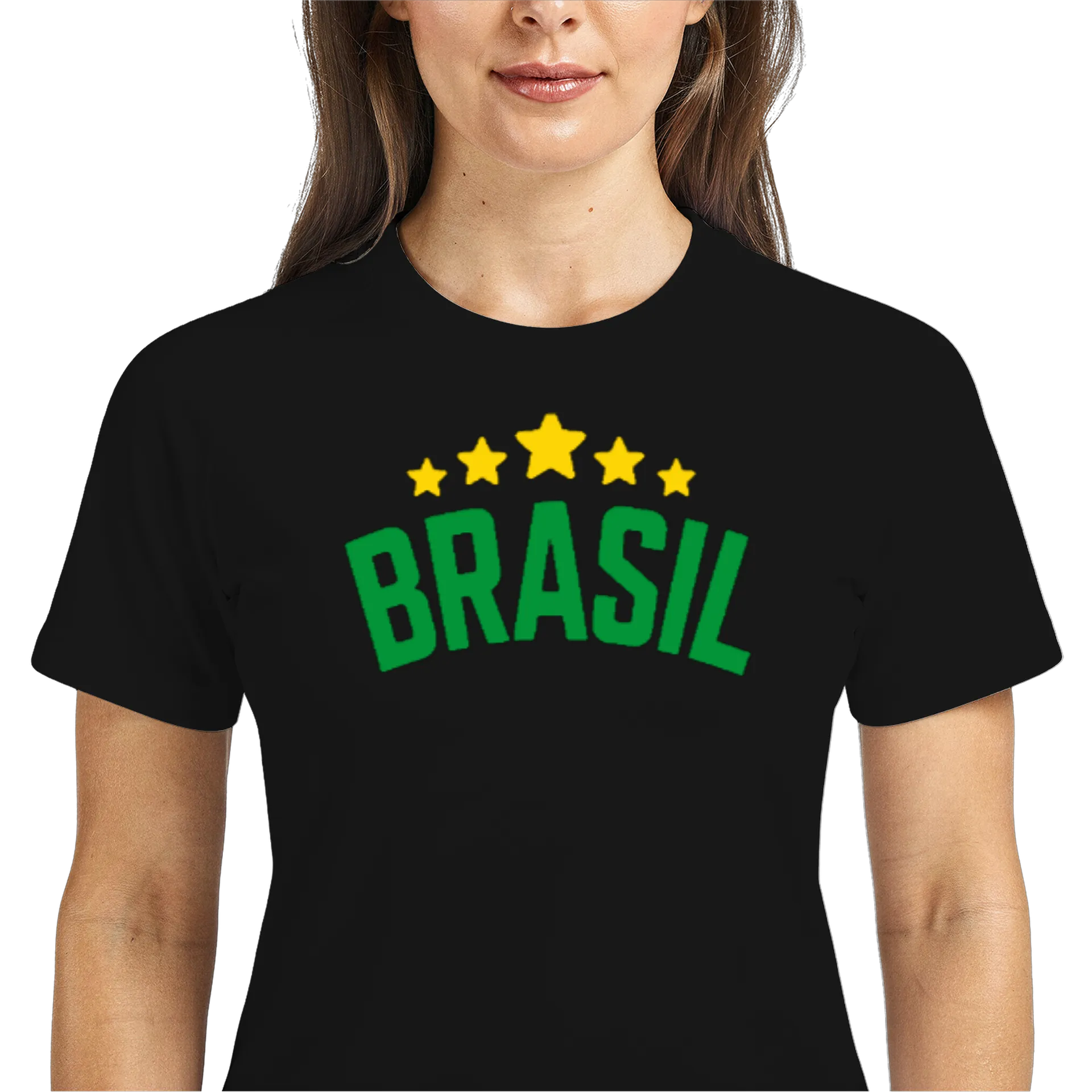 Camiseta Dry Fit Brasil Estampa Colorida 100% Polyester - Imagem 3