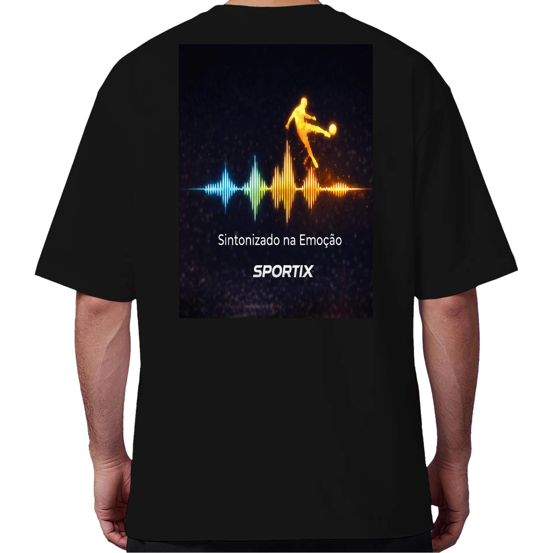 Camiseta Oversized SINTONIZANDO NA EMOÇÃO - Imagem 6