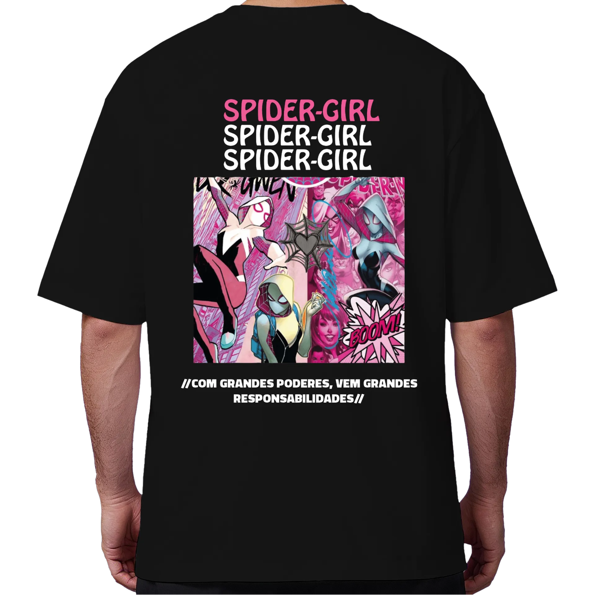 Camiseta Oversized Spider-Girl - Imagem 6