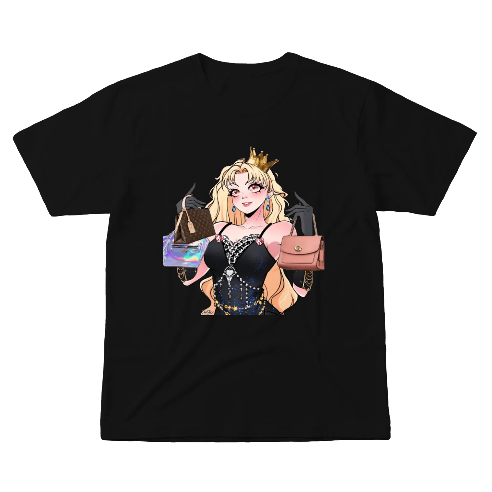 Camiseta Princesa Glamurosa 100% Algodão de Lady Siam — imagem 1 de 6