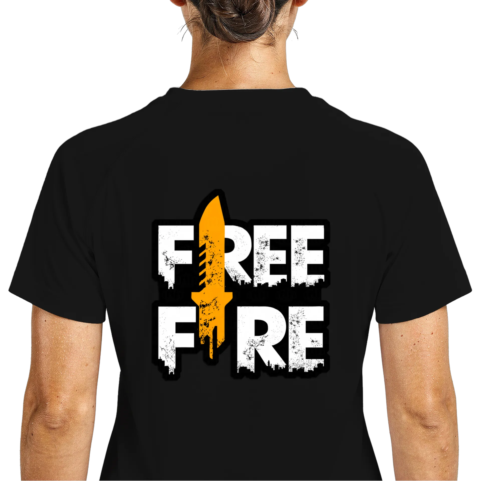 Camiseta Dry Fit Estampa FreeFire Logo 100% Polyester - Imagem 5