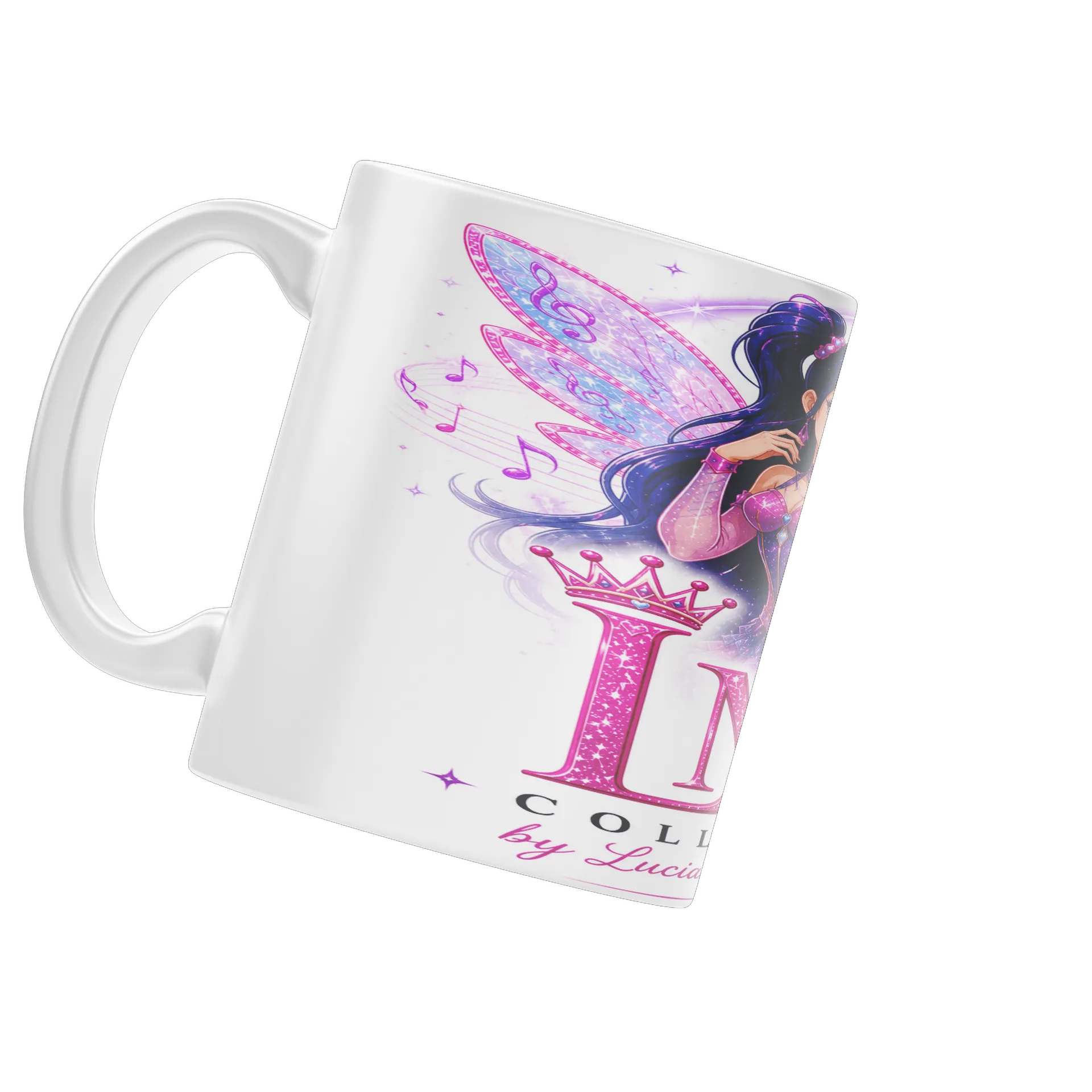 Caneca Porcelana Fada Musas 325ml - Imagem 4