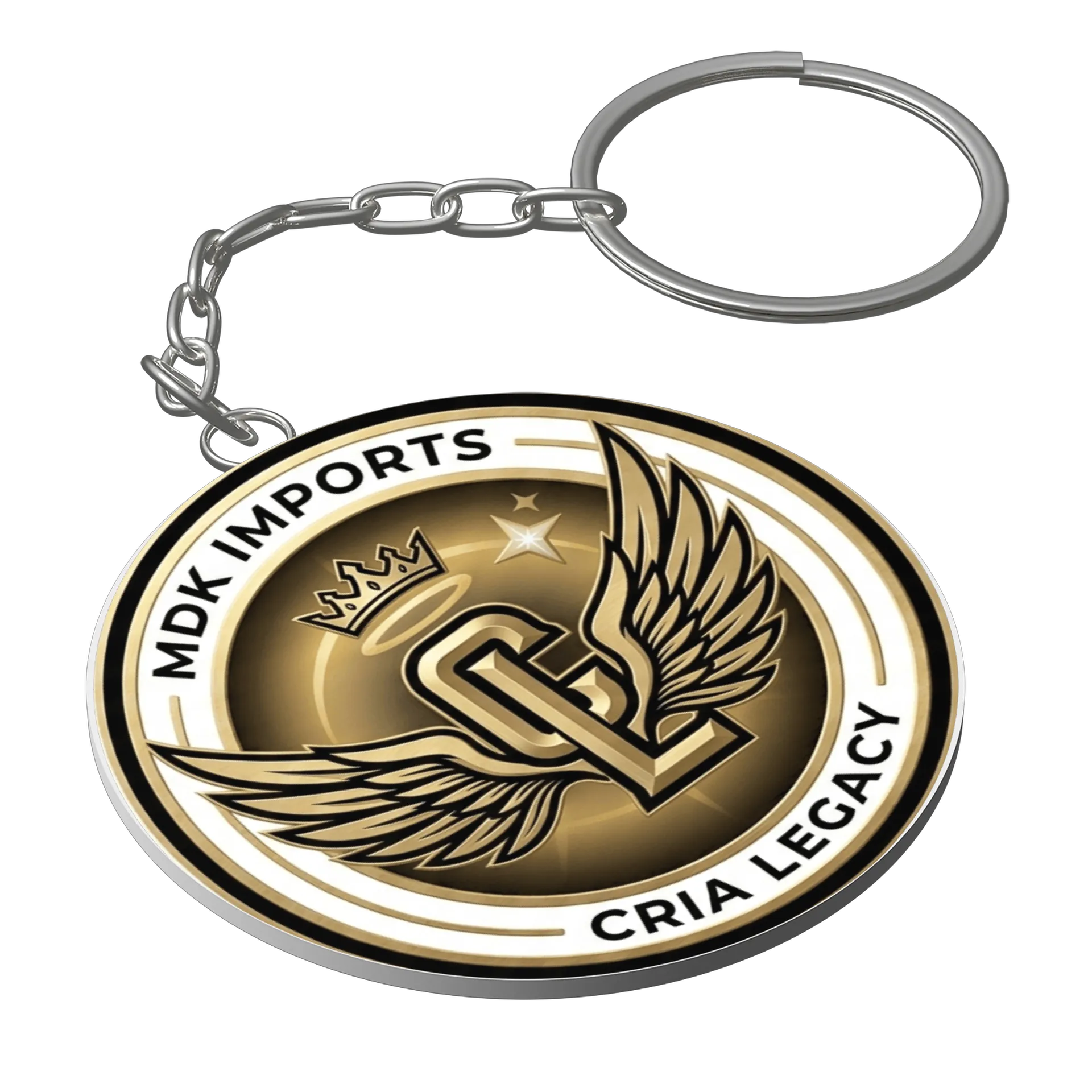 Chaveiro MDF Logotipo Cria Legacy 5x5cm - Imagem 1
