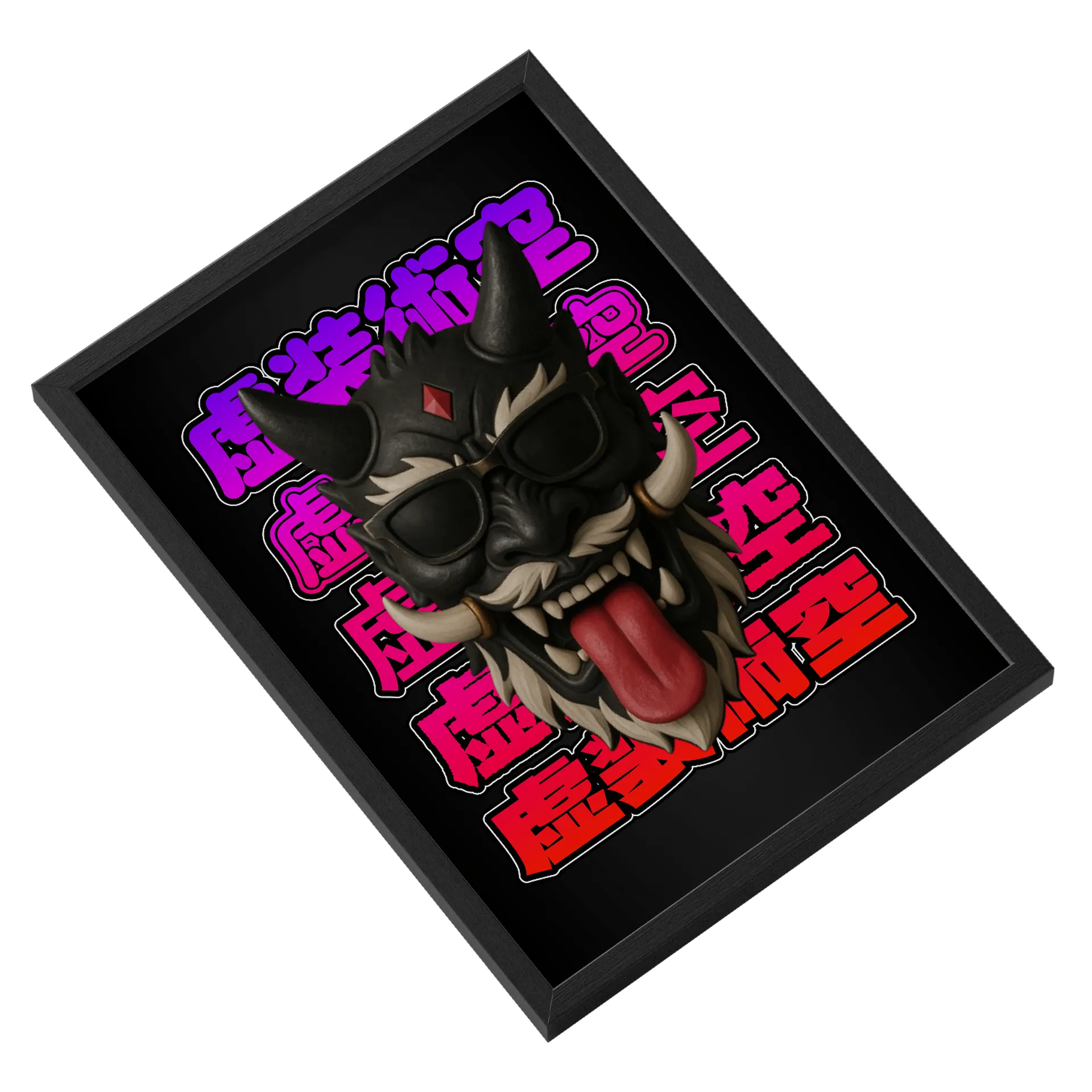 VoidWear - Quadro OniMask de TheuzBrito17