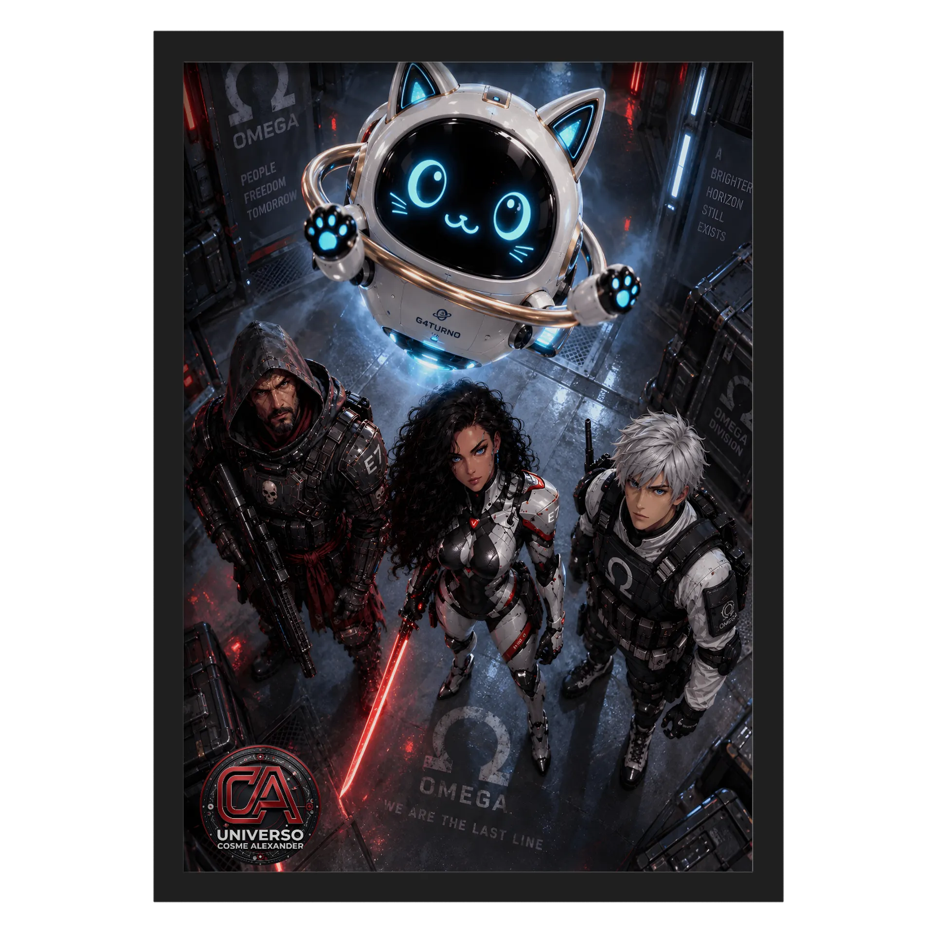 Quadro A3 personalizado Com Vidro - Imagem 1