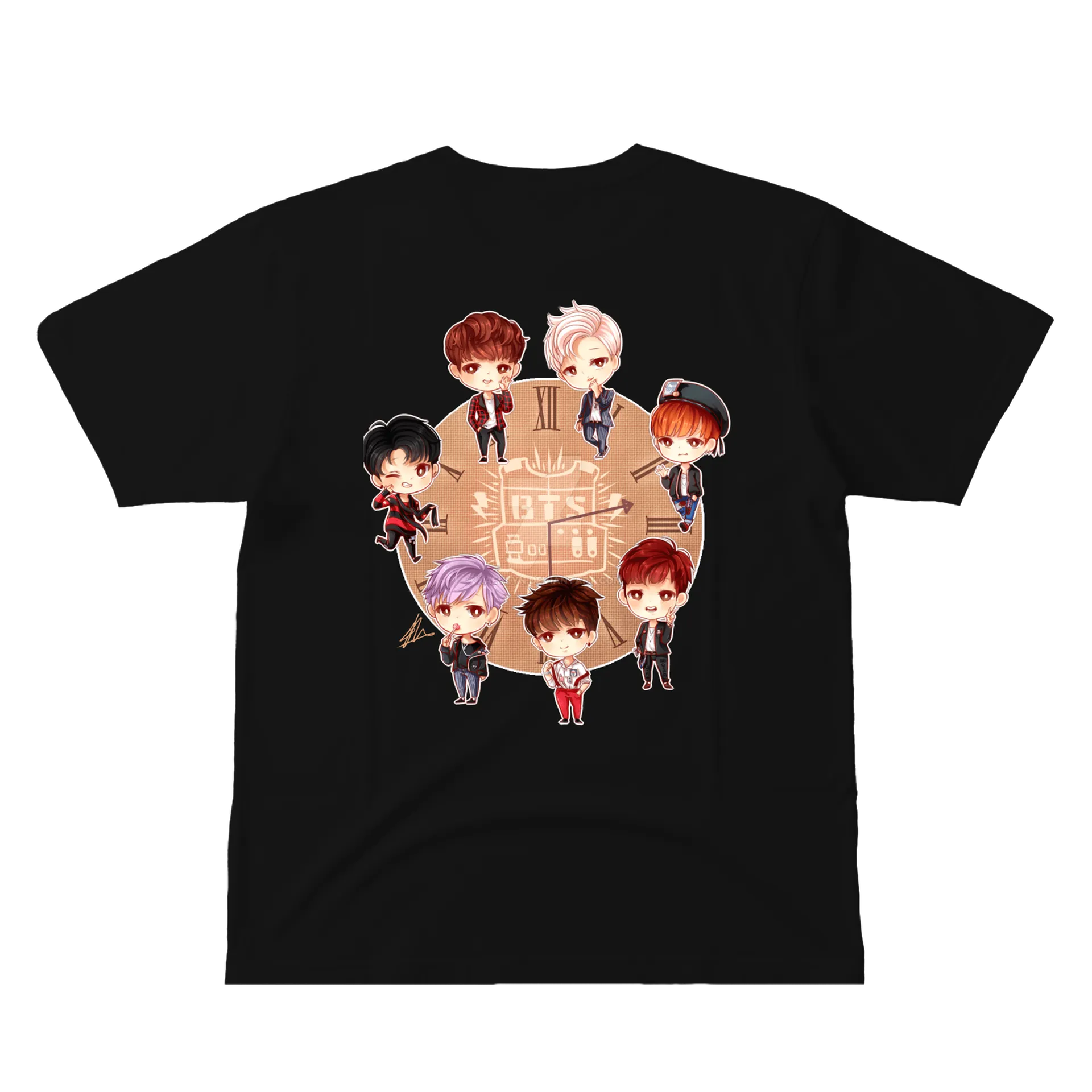 Camiseta Estampa Personagens Estilo Cartoon 100% Algodão - Imagem 3